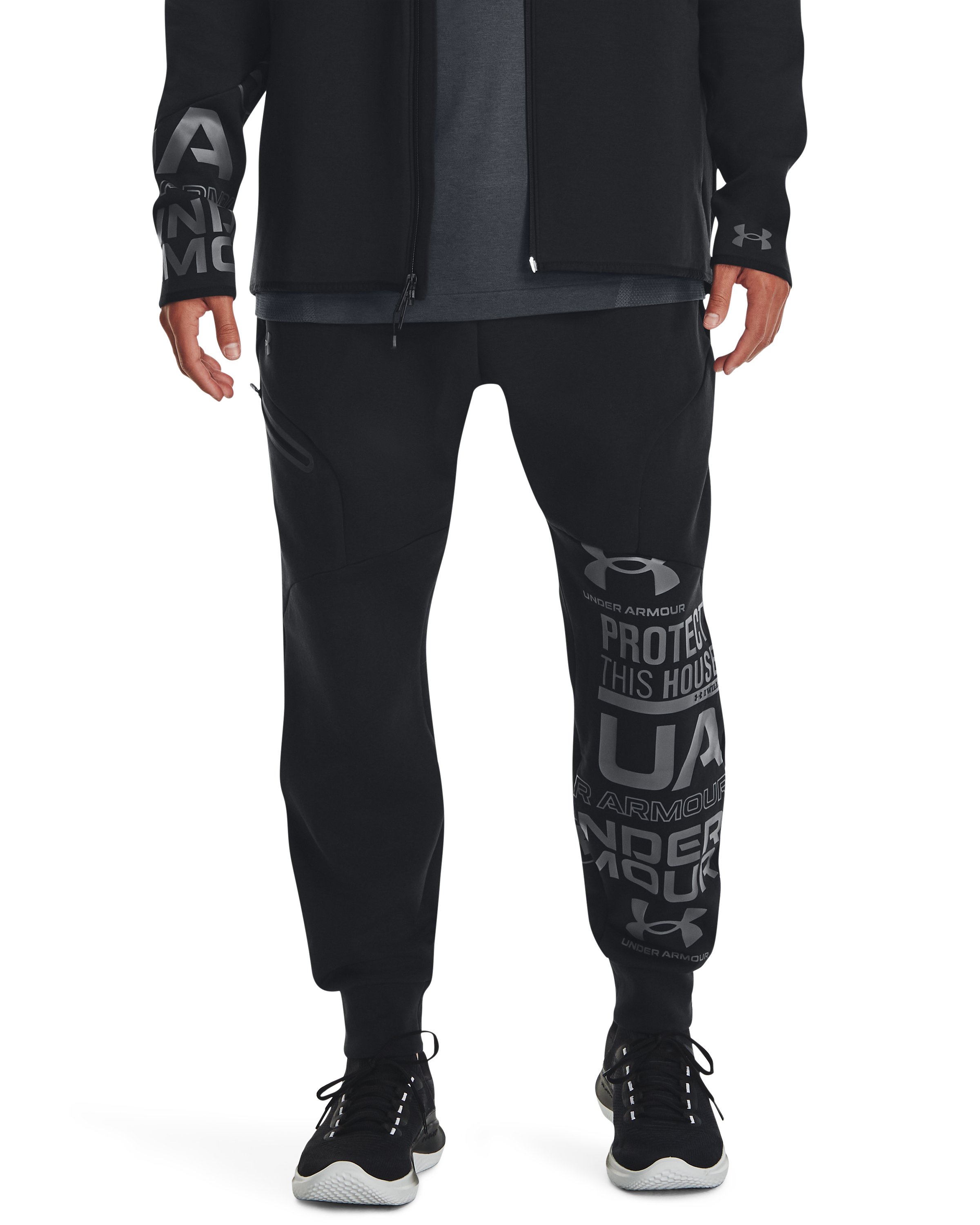 Men's UA Unstoppable Fleece Graphic Joggers  2