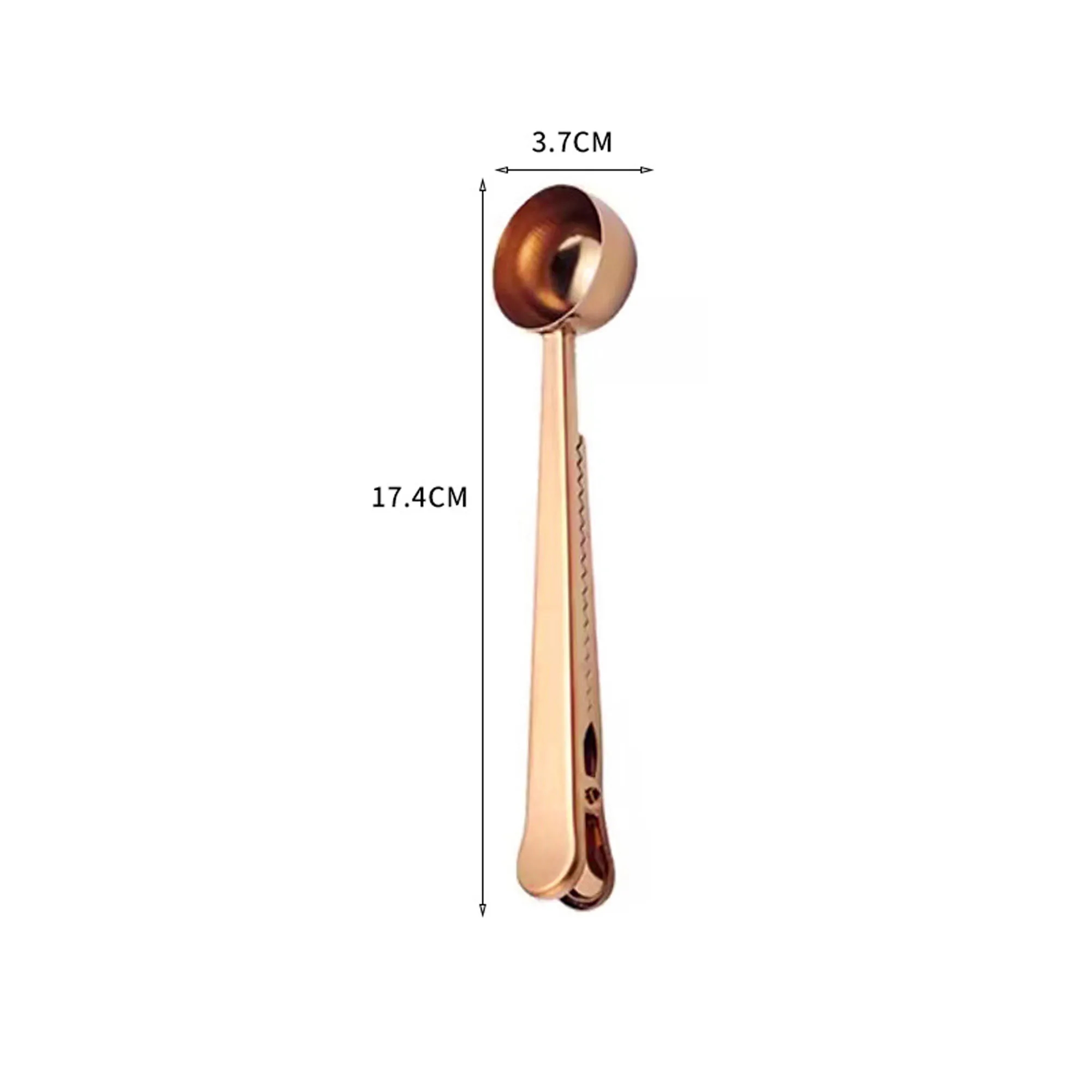 Stainless Steel Coffee Spoons with Bag Clip 2