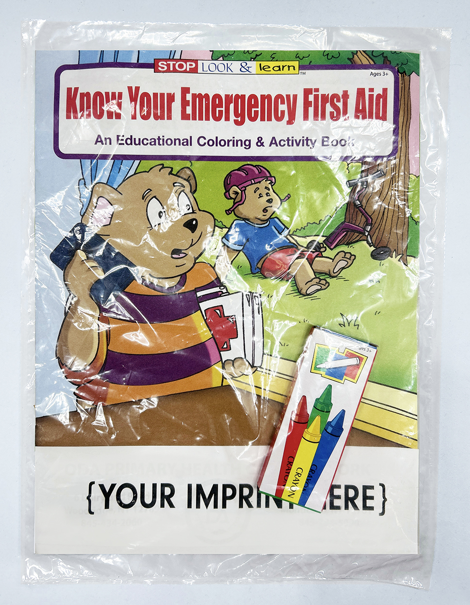 COLORING SET - Know Your Emergency First Aid Coloring Book Fun Pack 2