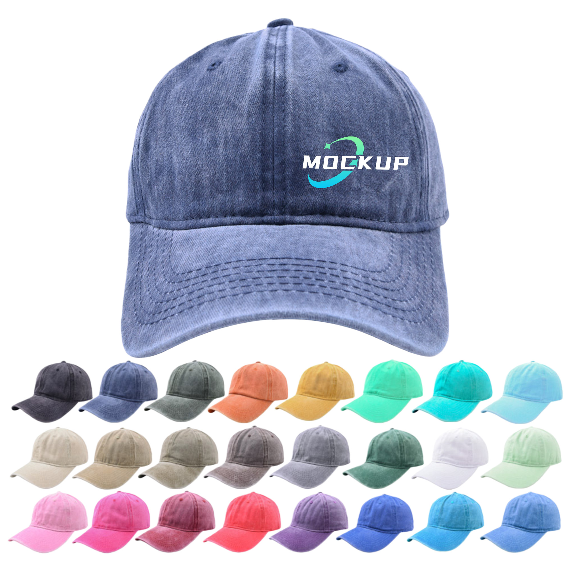 Vintage Washed Cotton Baseball Cap 1