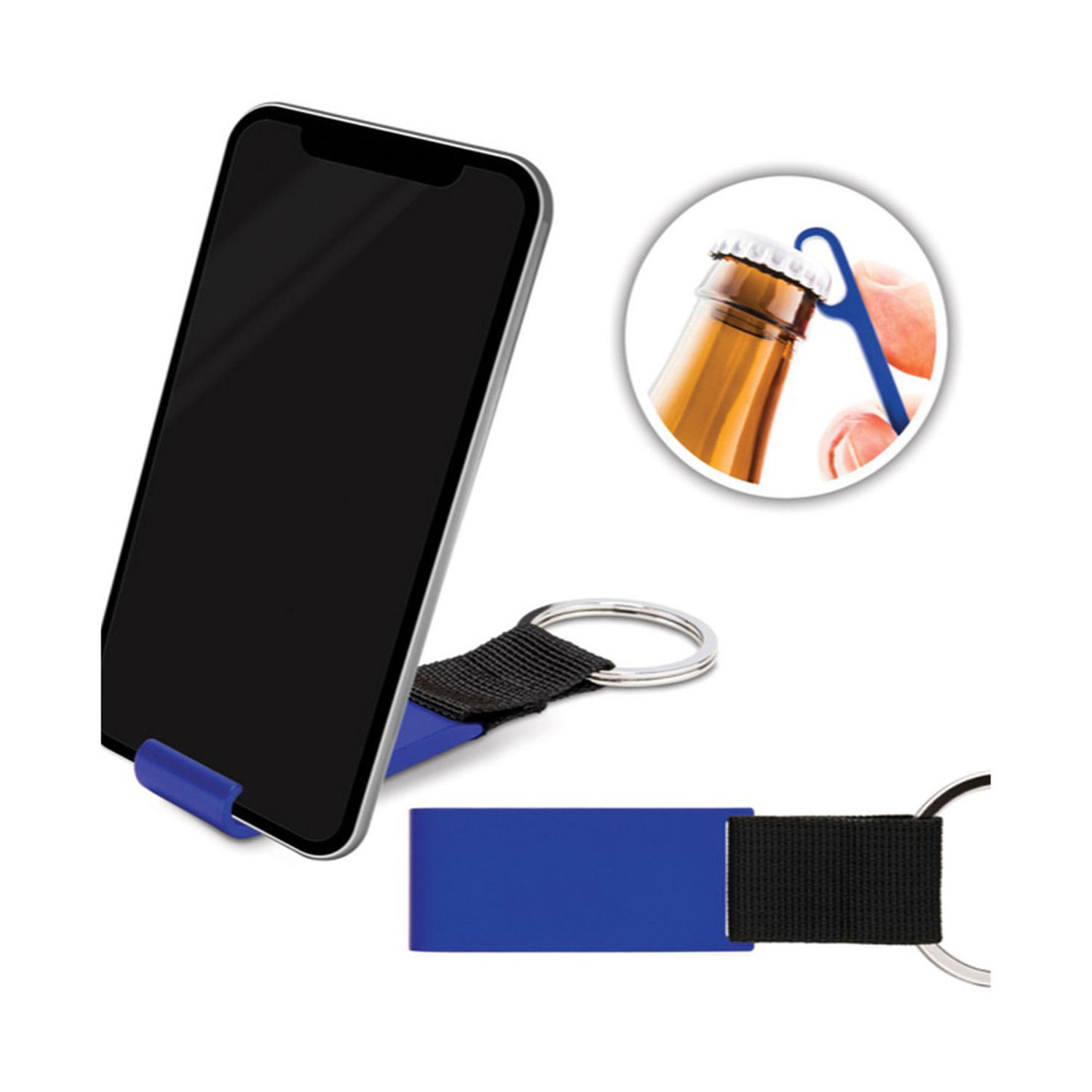 Bottle Opener Phone Stand w/Keychain 6
