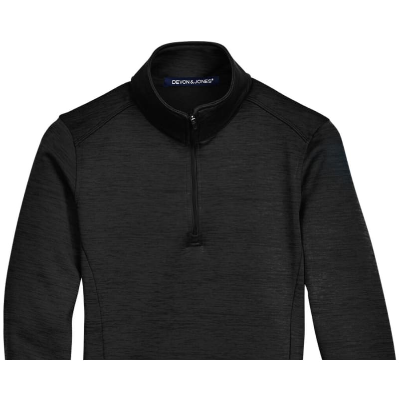 Devon & Jones Ladies' Newbury Mélange Fleece Quarter-Zip 11