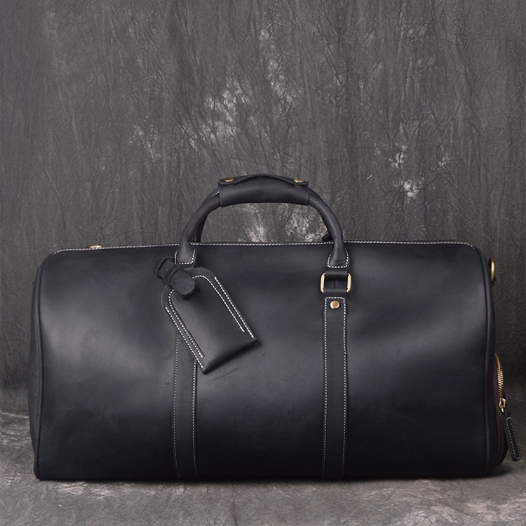 Genuine Leather Large Travel Duffle Bag 6