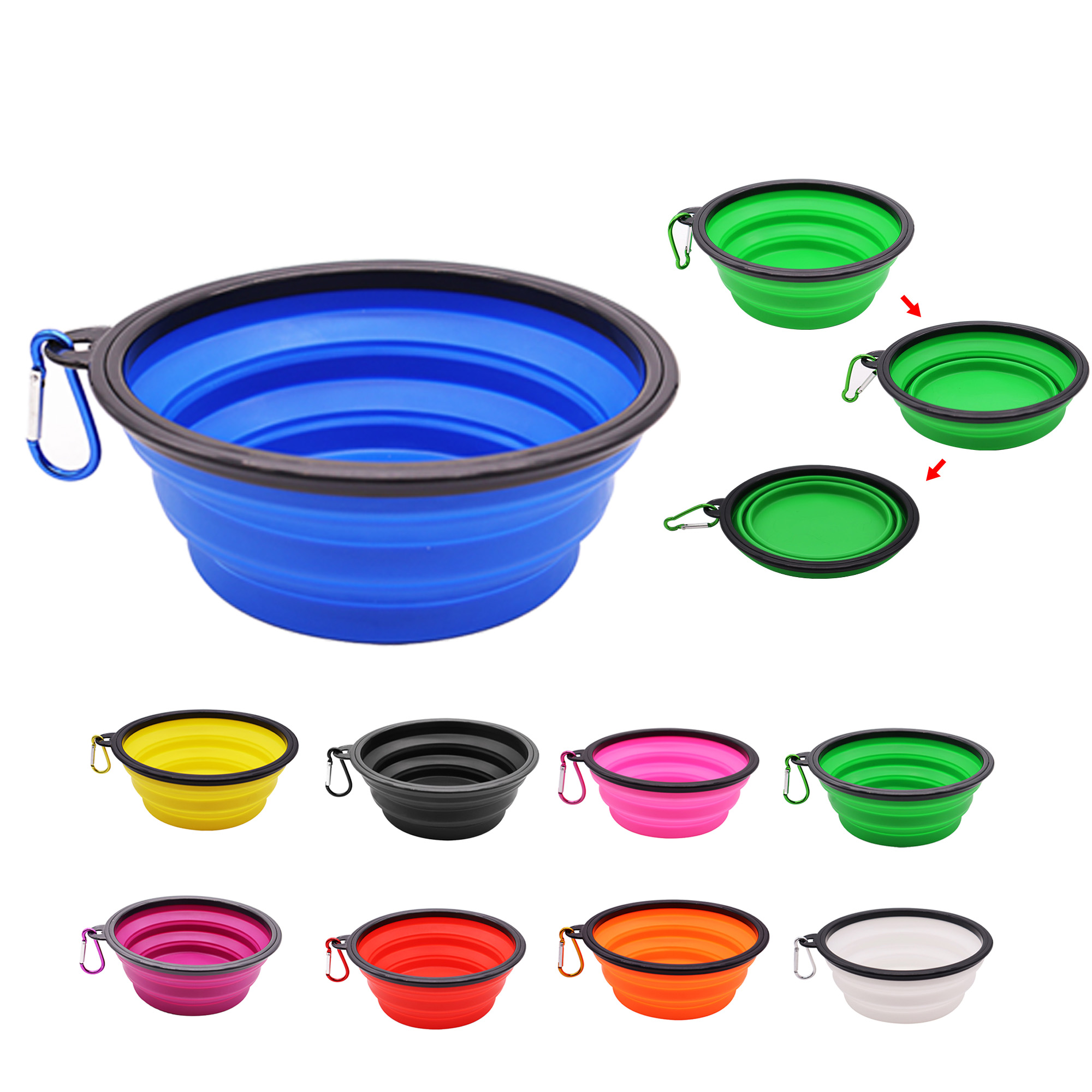 Fold Flat Pet Feeding Bowl 2