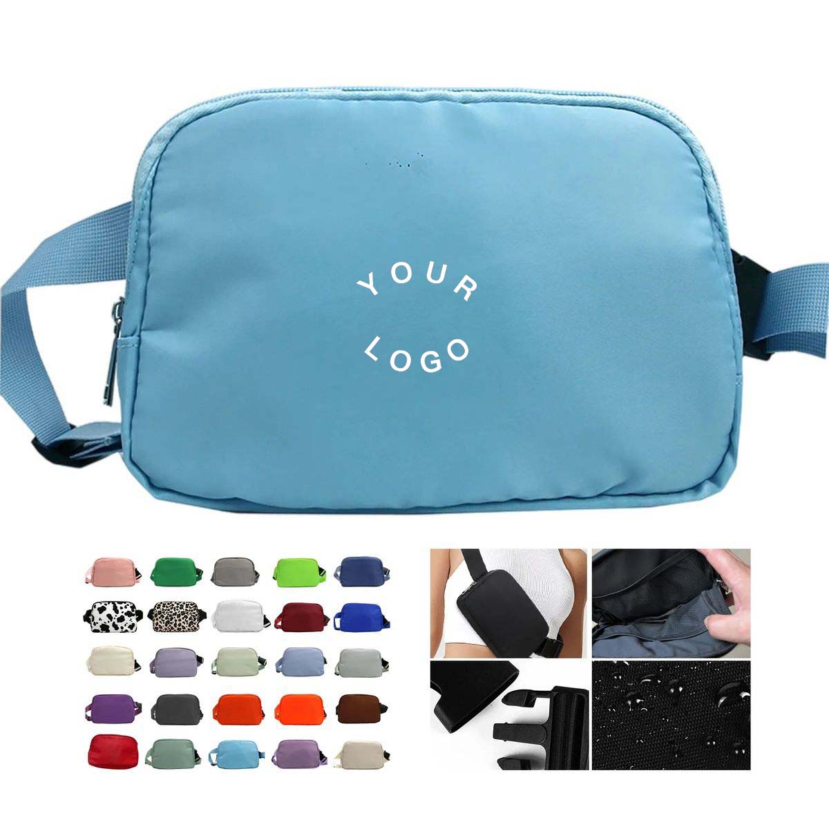 Durable Polyester Crossbody Bag for Daily Use 10