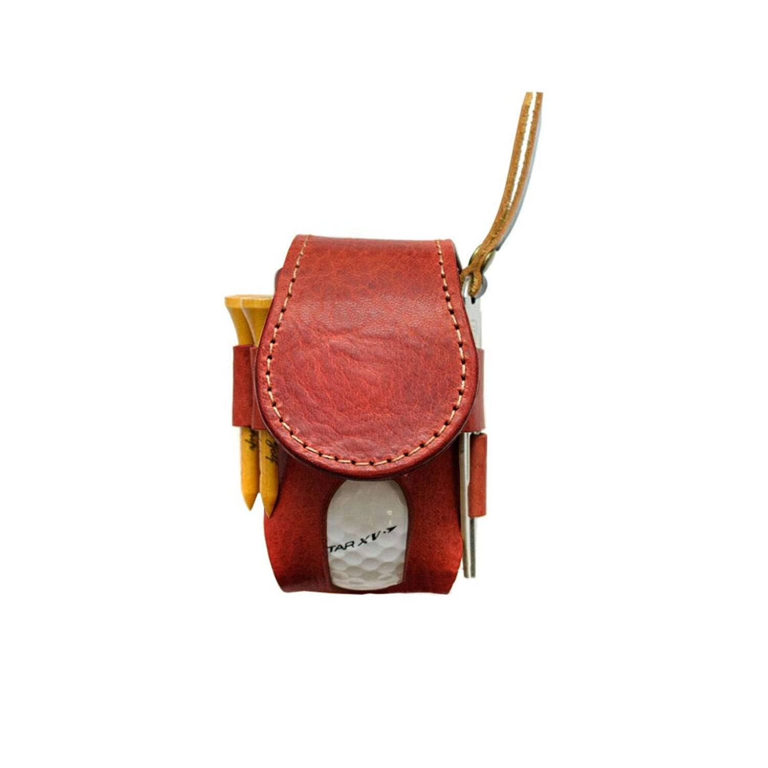 Genuine Leather Golf Pouch 4