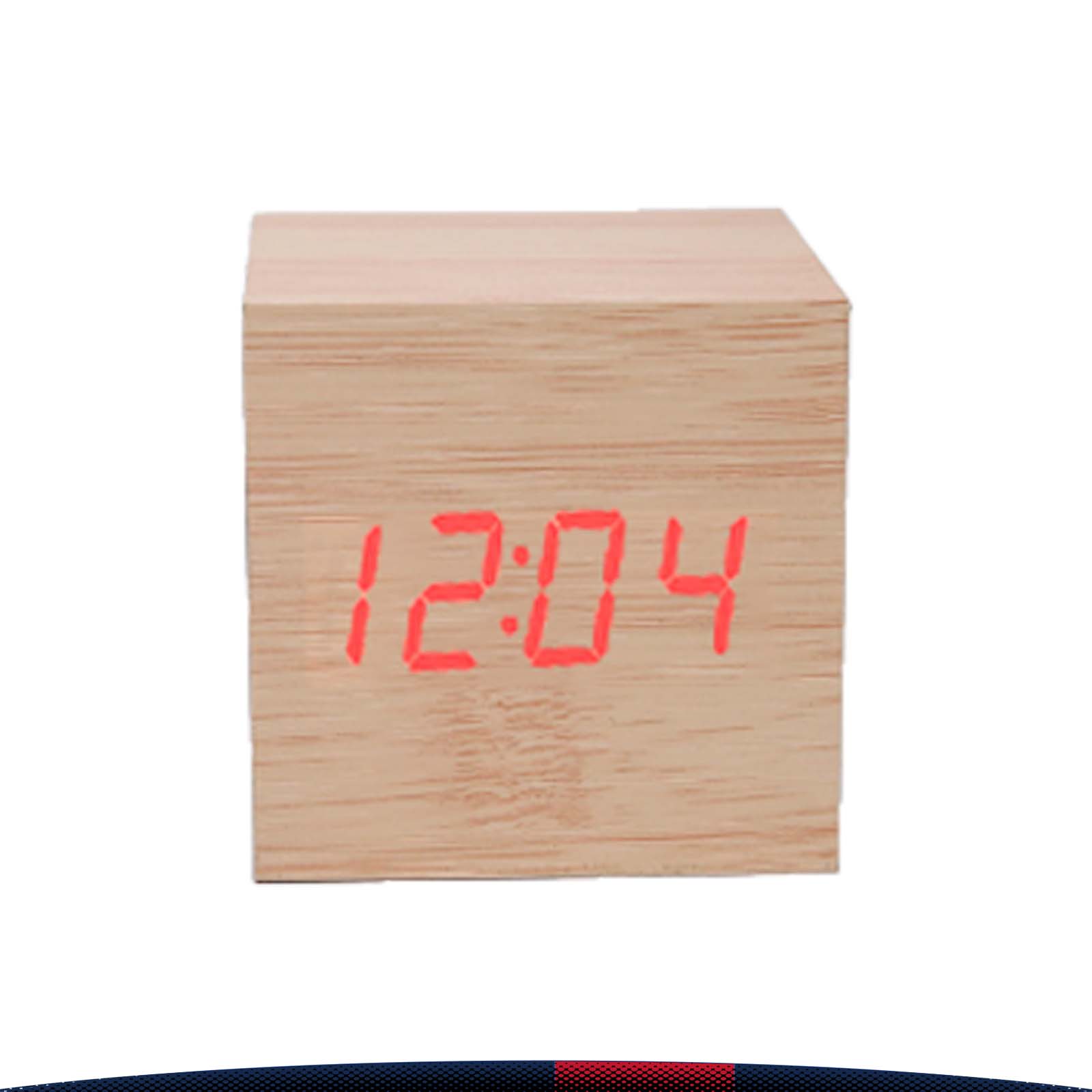 Acoustic Wooden Clock 6