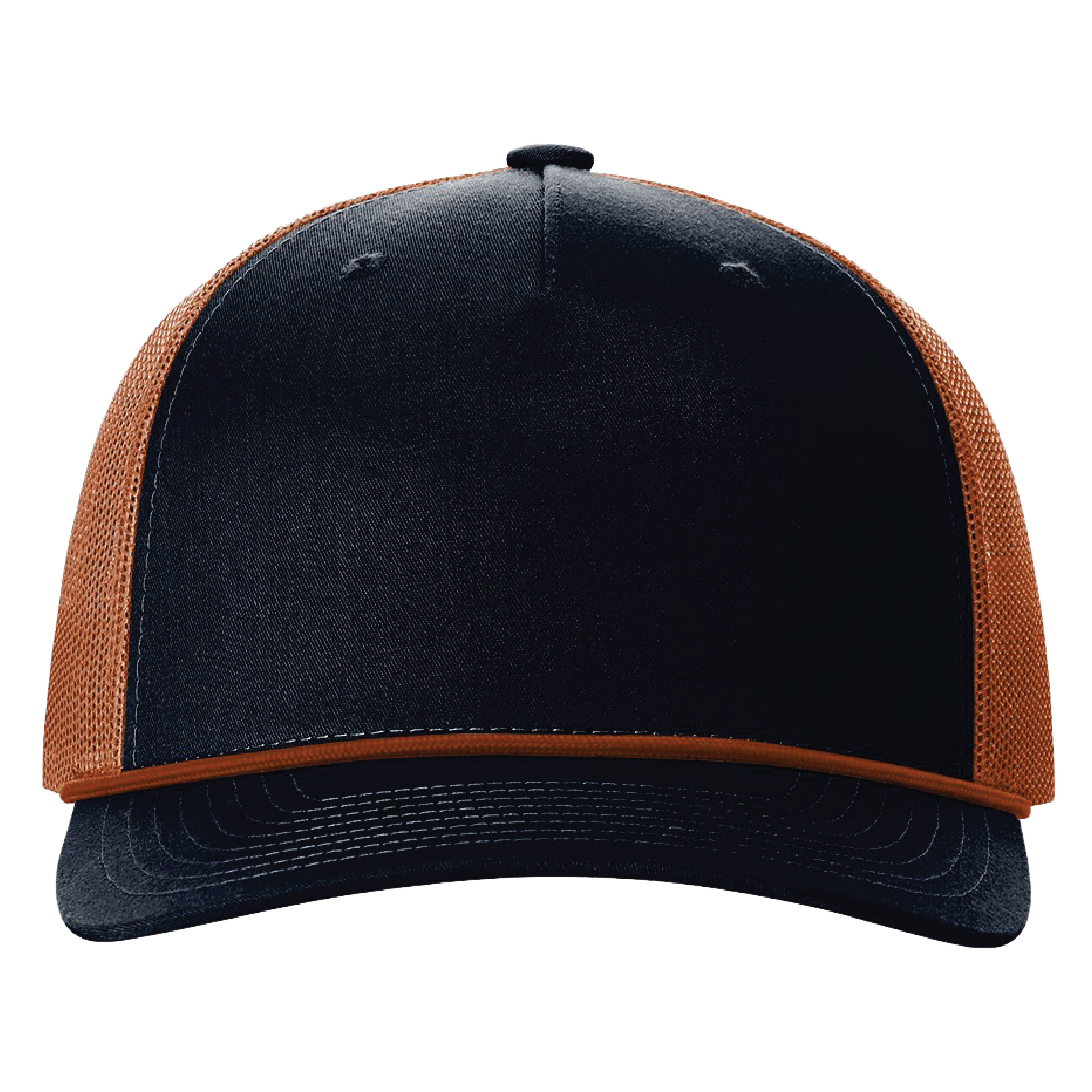 Richardson 112FPR 5-Panel Trucker Hat with Rope w/Leatherette Adhesive Patches or Embroidery 1