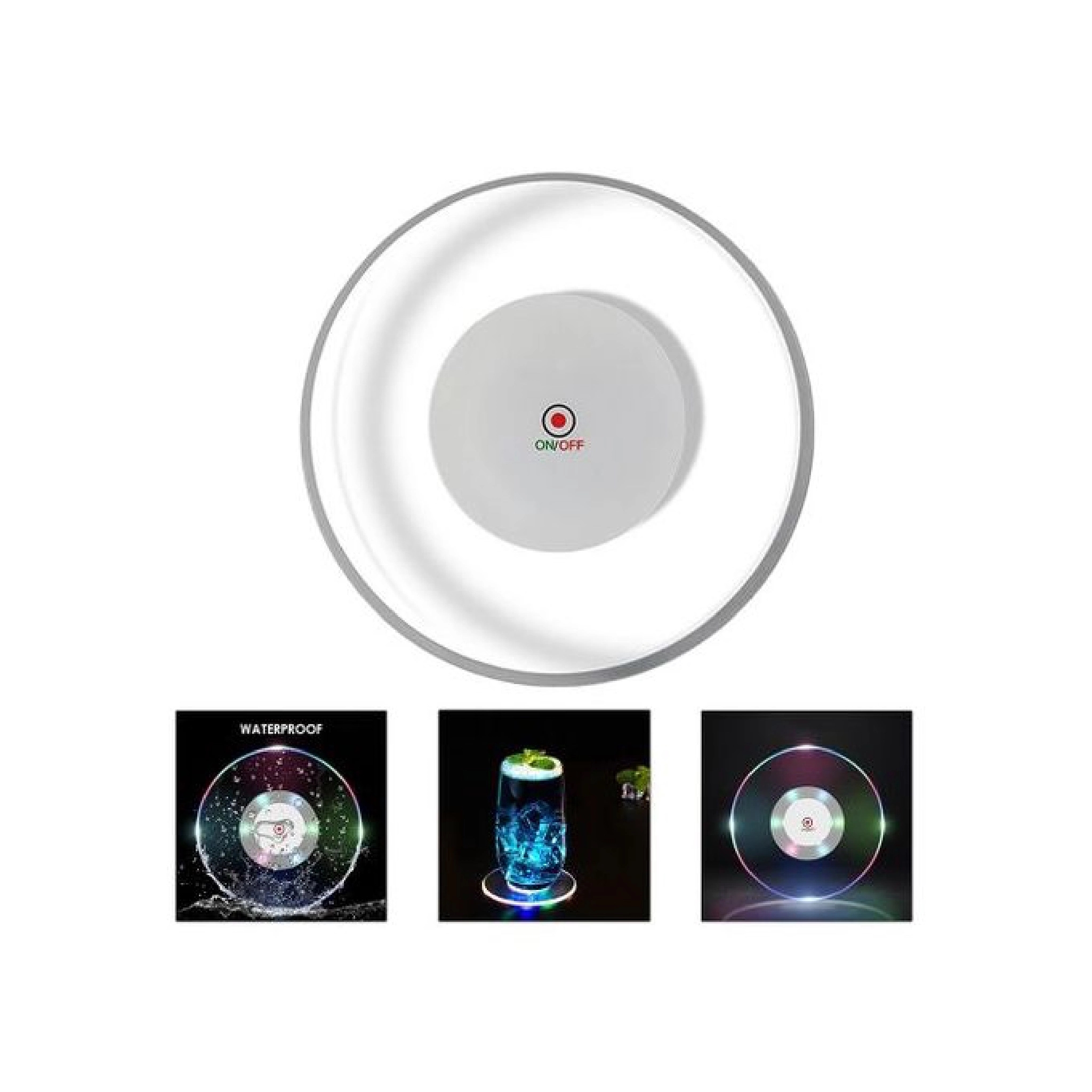 LED Light Drink Coaster MOQ 50PCS 2