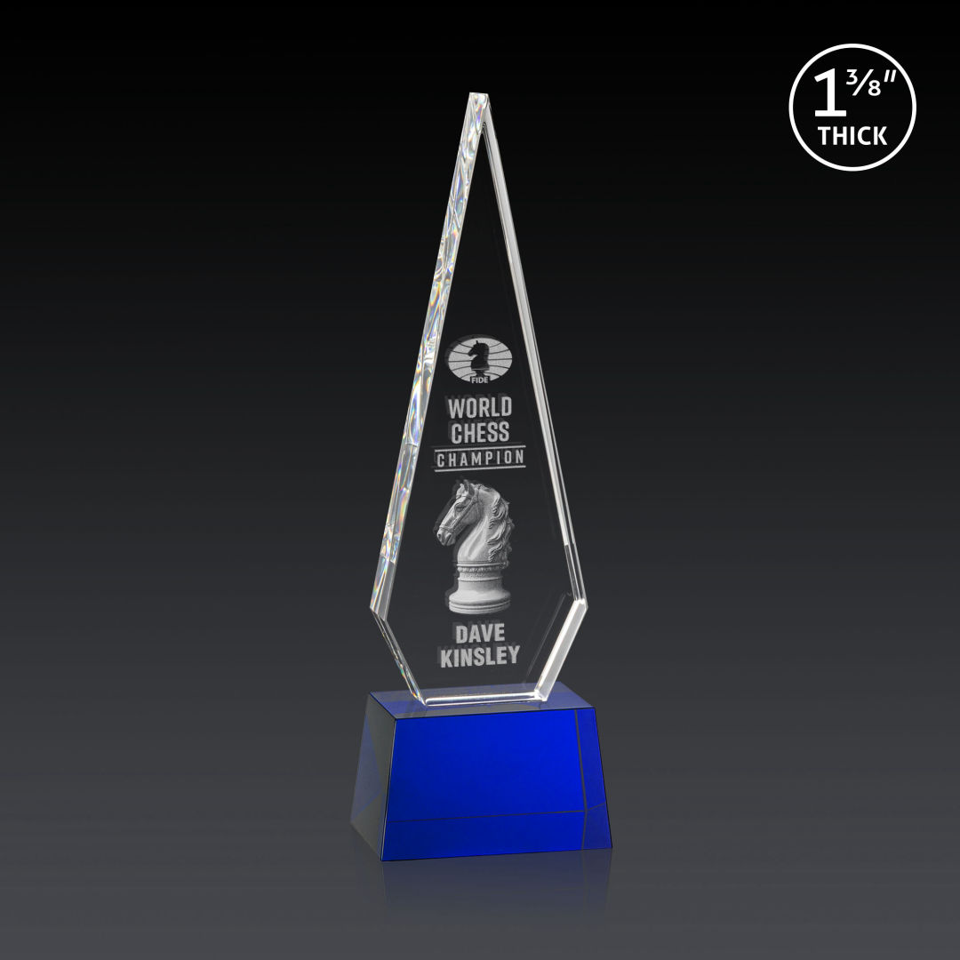 Springfield 3D Award on Robson Base - Blue 7