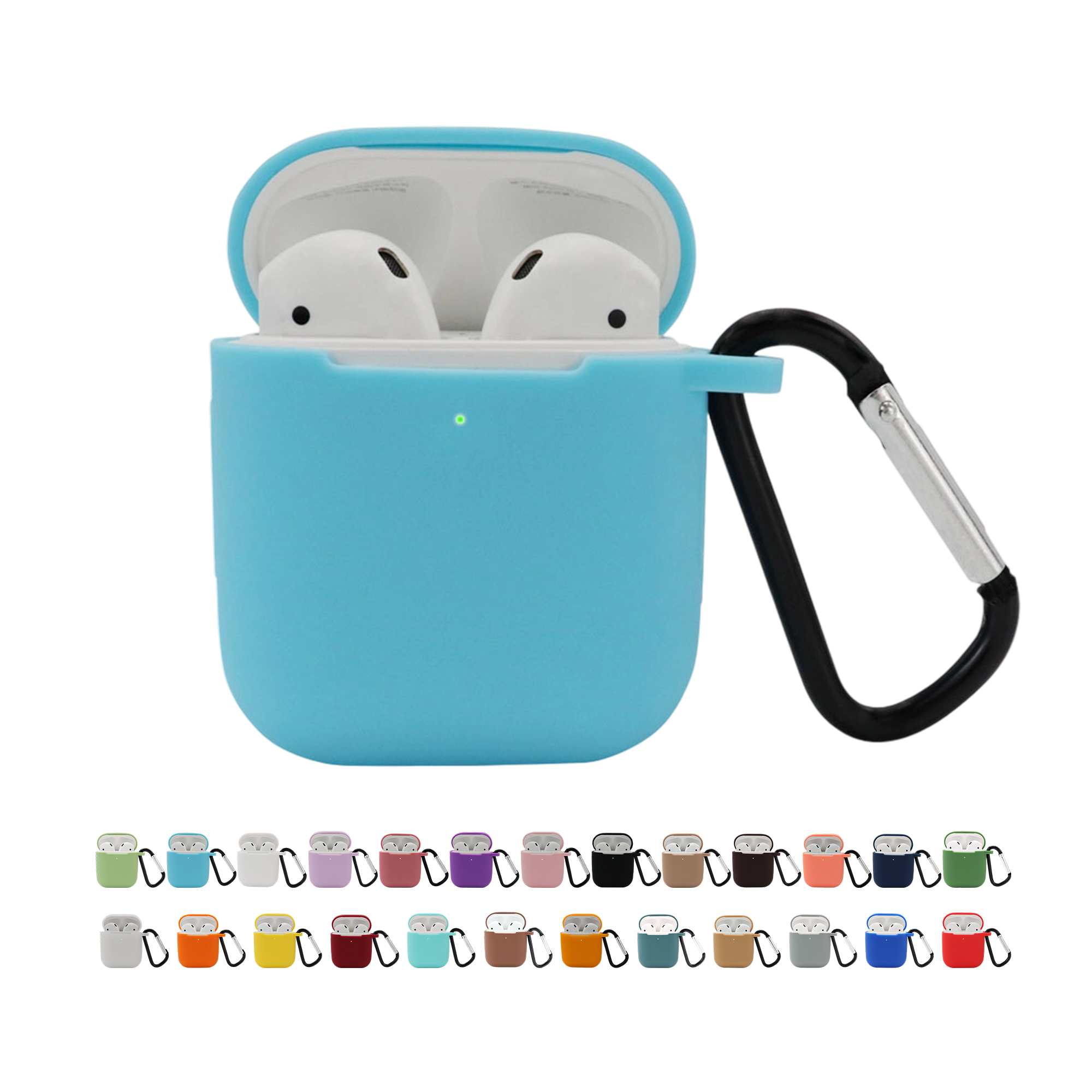 Silicone Earphone Protective Cover with Anti Lost Buckle 4