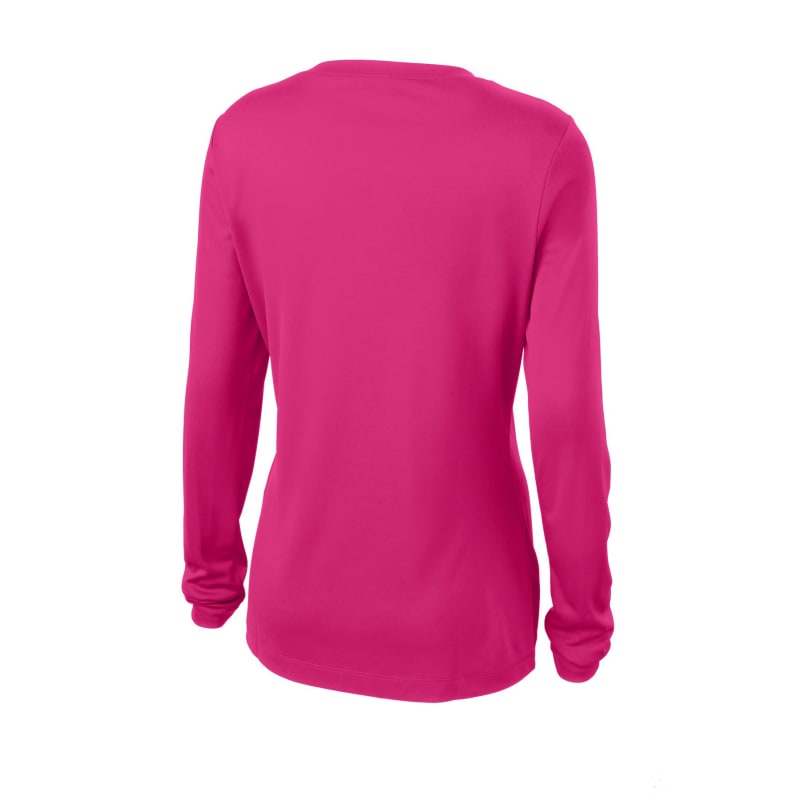 Sport-Tek Women's Long Sleeve PosiCharge Competitor V-Neck Tee. 25