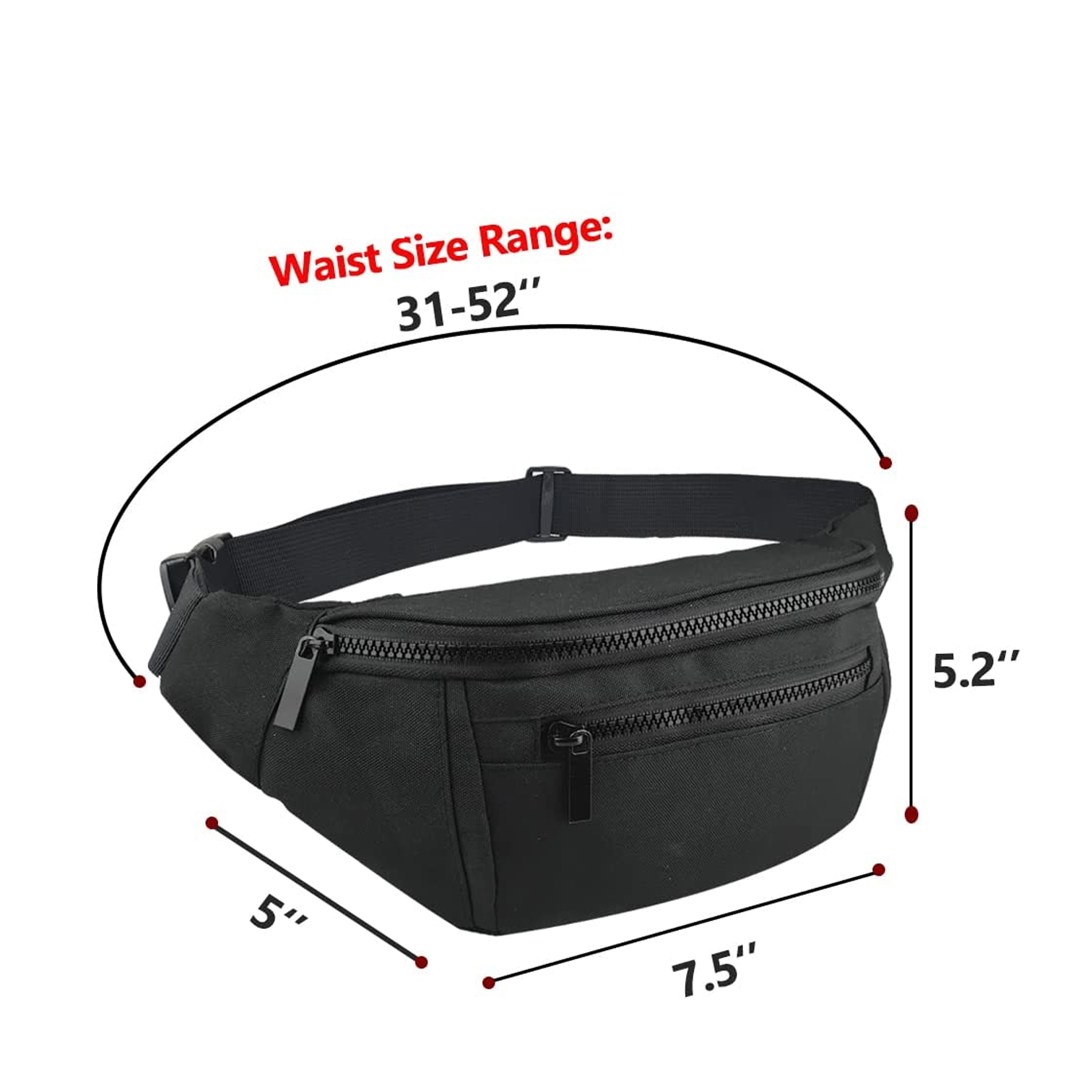 Crossbody Waist Bag Pack 1