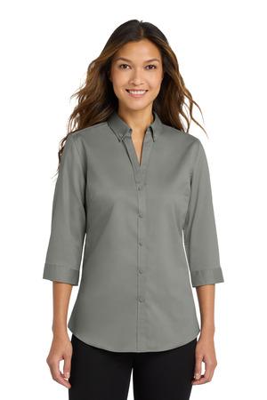 Port Authority Women's 3/4-Sleeve SuperPro Twill Shirt. L665 34