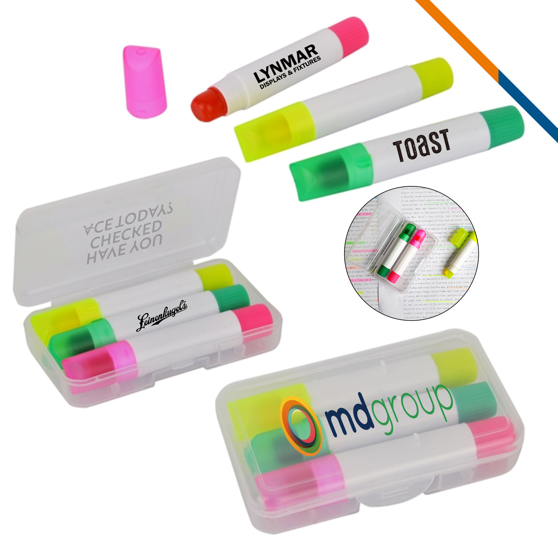 Tening Gel Highlighter Set 2