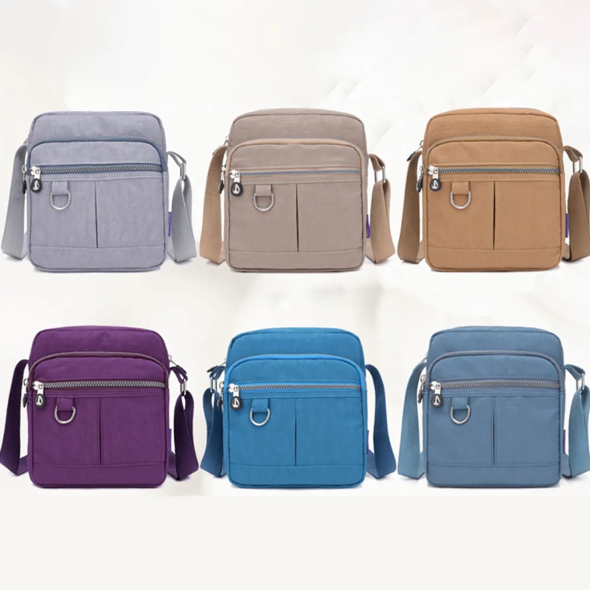 Women's Nylon Crossbody Bag Casual Handbag Waterproof Wallet 5