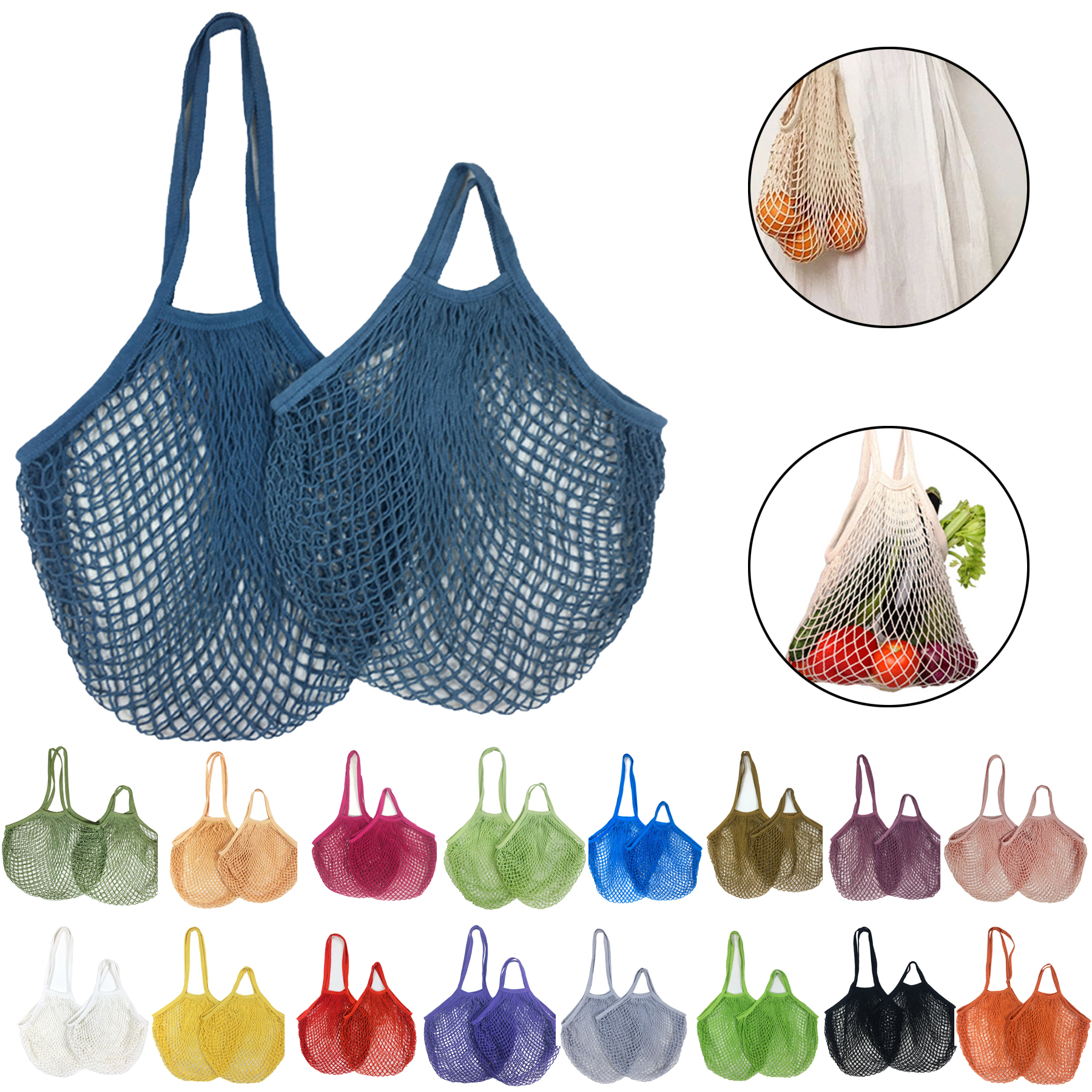 Collapsible Cotton Mesh Tote, custom tote bag with logo imprint 1