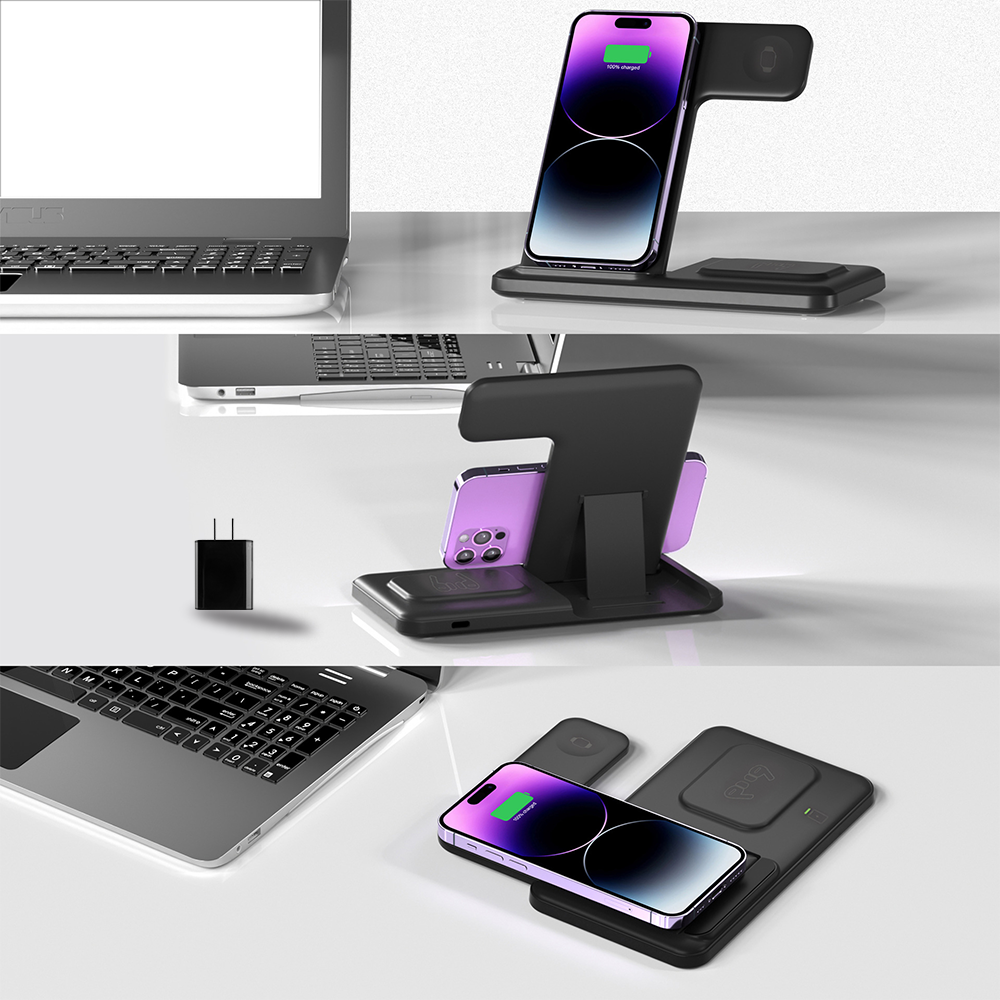 Galena 3-in-1 Wireless Charger & Stand 11