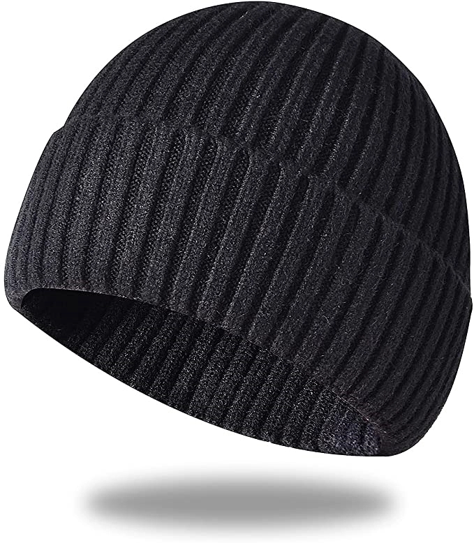 Winter Hats for Men Cuff Fleece Beanie 5