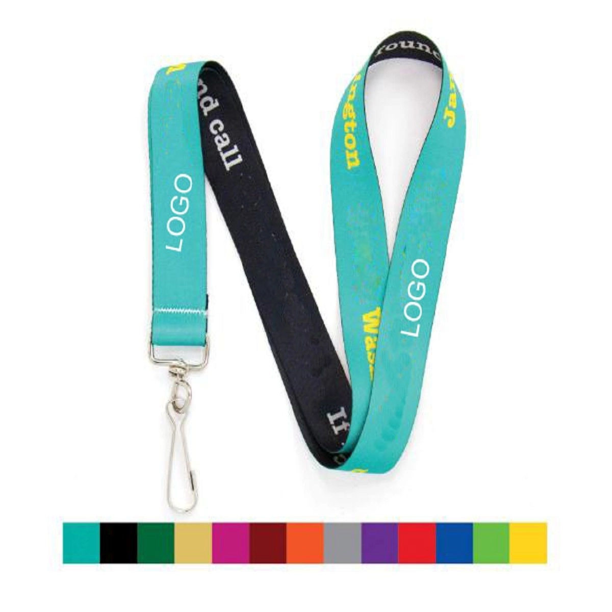 3/4" Polyester Dye Sublimated Lanyard 2