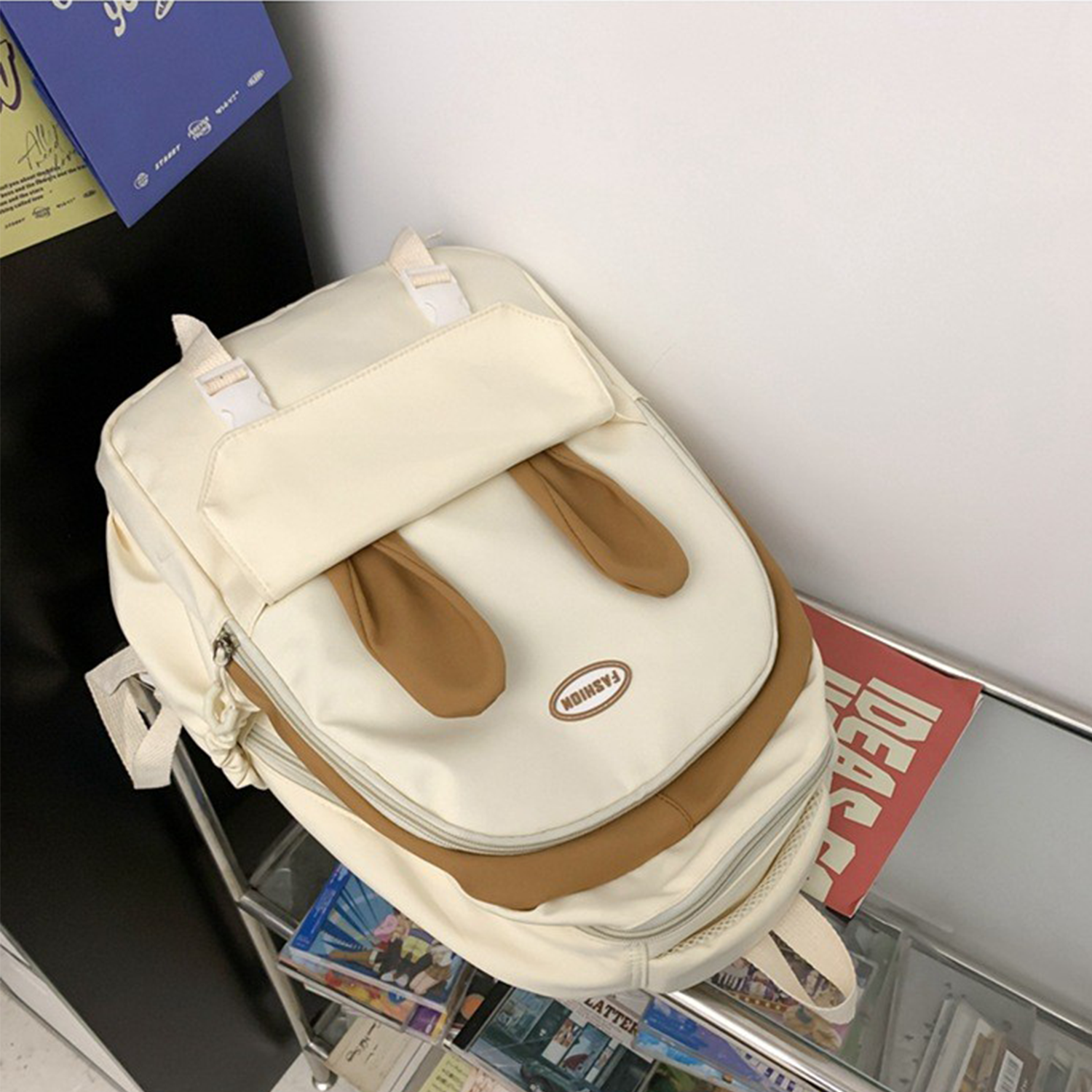 Cute Rabbit Academy Style Schoolbag Backpack 9
