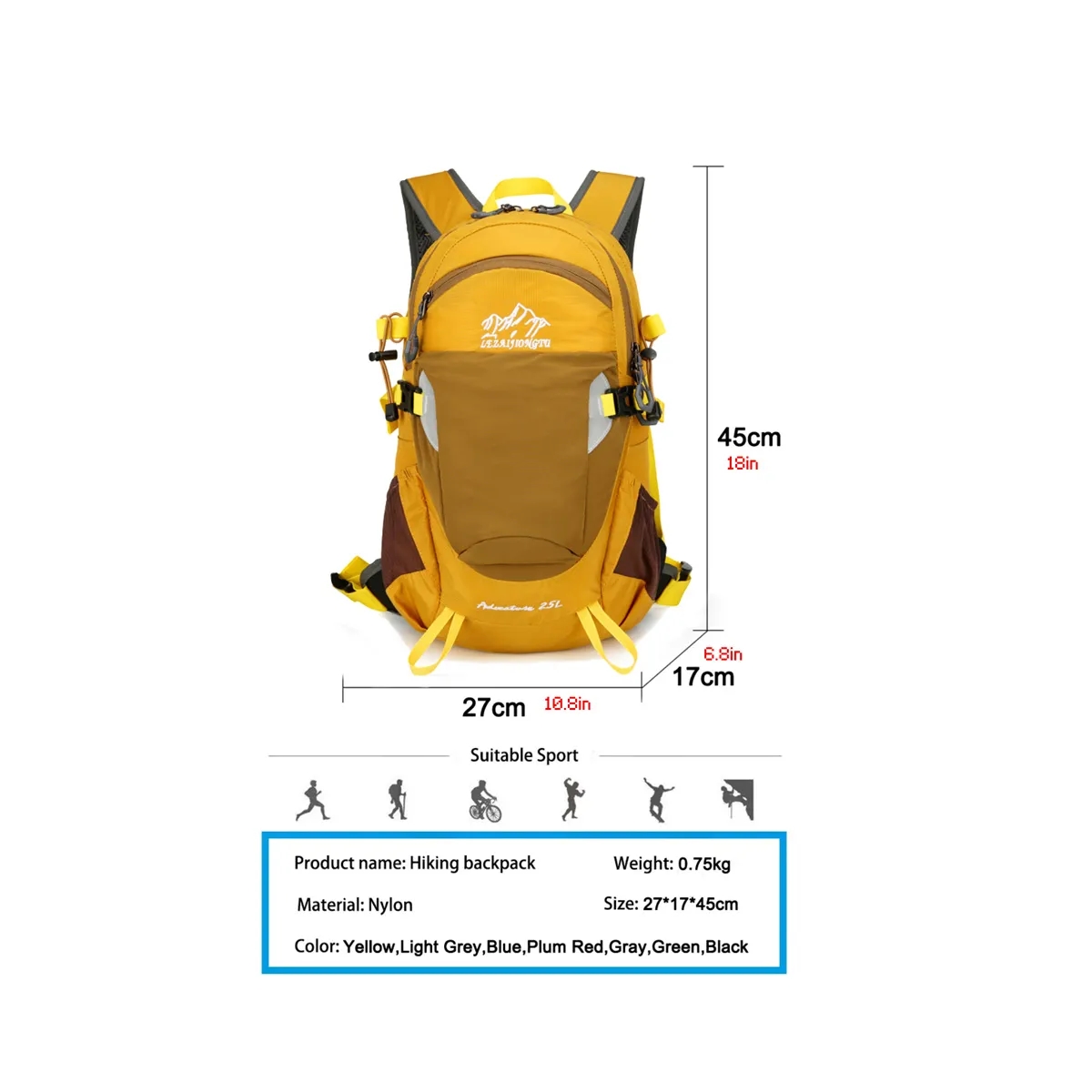 Mountaineering Multi-Functional Sports Riding Backpack 5