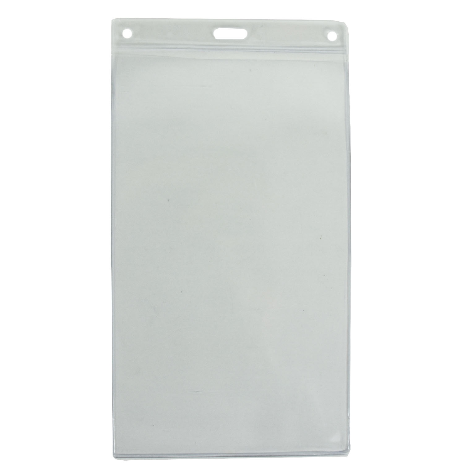 6X4 inch Large Credential Badge Holder - Clear Vinyl