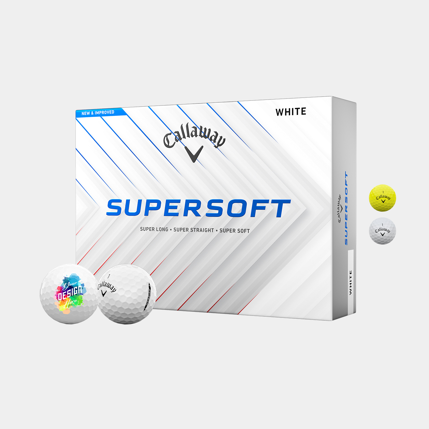 Callaway® 12 Pack Supersoft Golf Balls 1