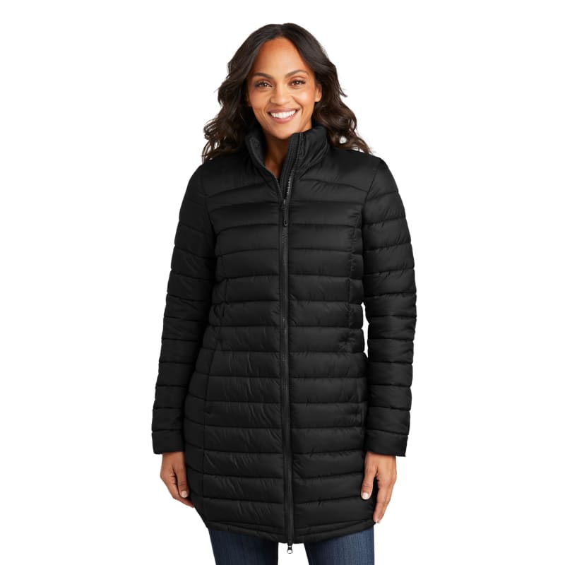 Port Authority Women's Horizon Puffy Long Jacket 3