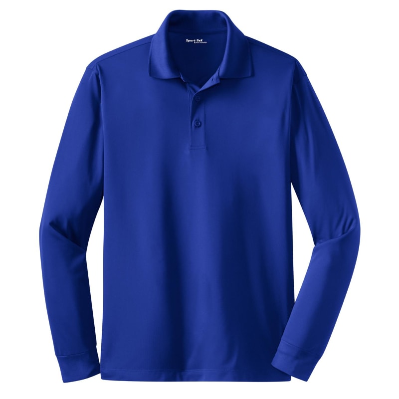 Sport-Tek Long Sleeve Micropique Sport-Wick Polo. 42