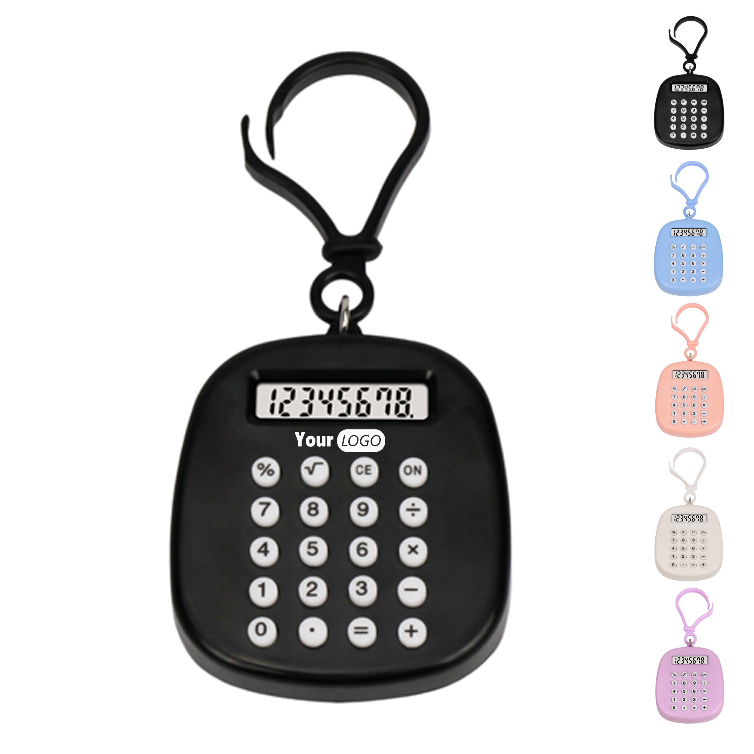 Mini Calculator Keychain 8