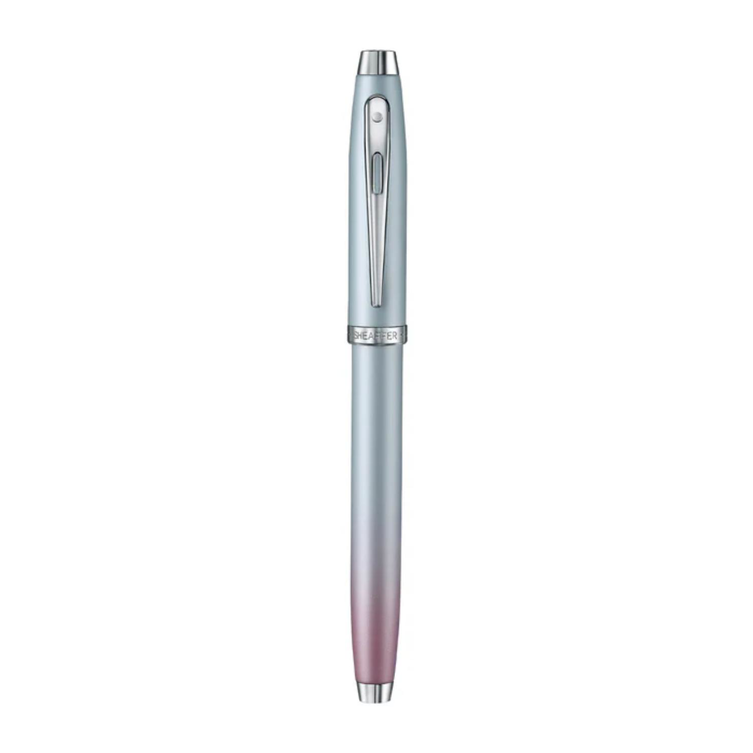 SHEAFFER® 100 9376 Expressions Blue and Pink Pearlised Gradient Rollerball Pen w/ Gift Box 10