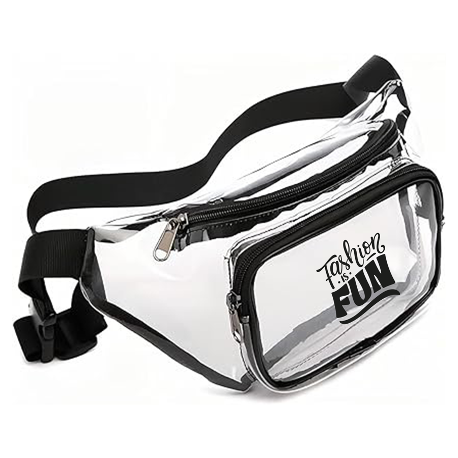 Rush - Transparent Fanny Pack - Zipper Pockets 3