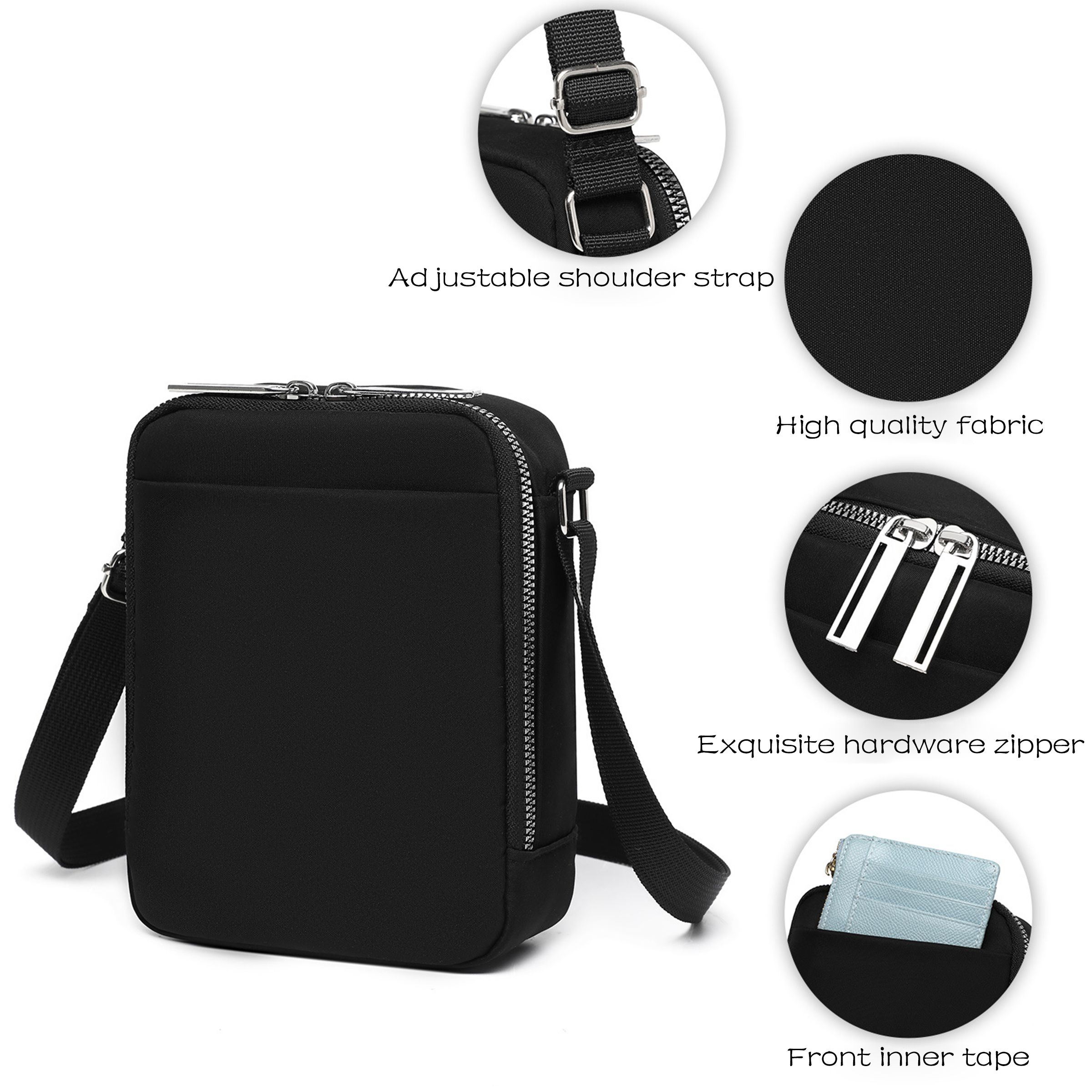Oxford Fashionable Waterproof Crossbody Bag 6