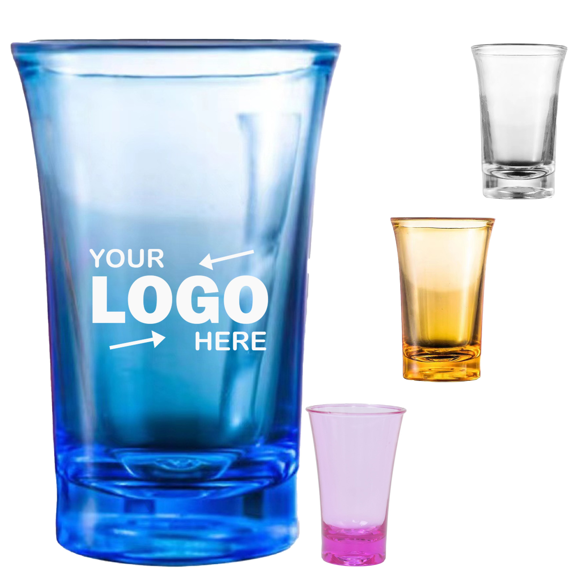 1.2oz Smooth Textured PS Shot Glass 2