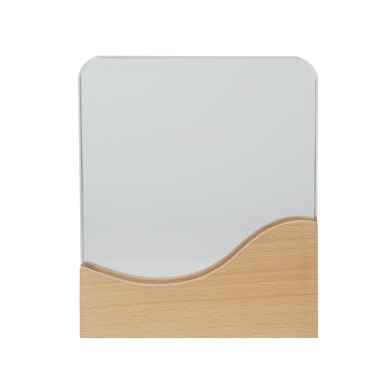 Ola Crystal Award with Wood Base 6