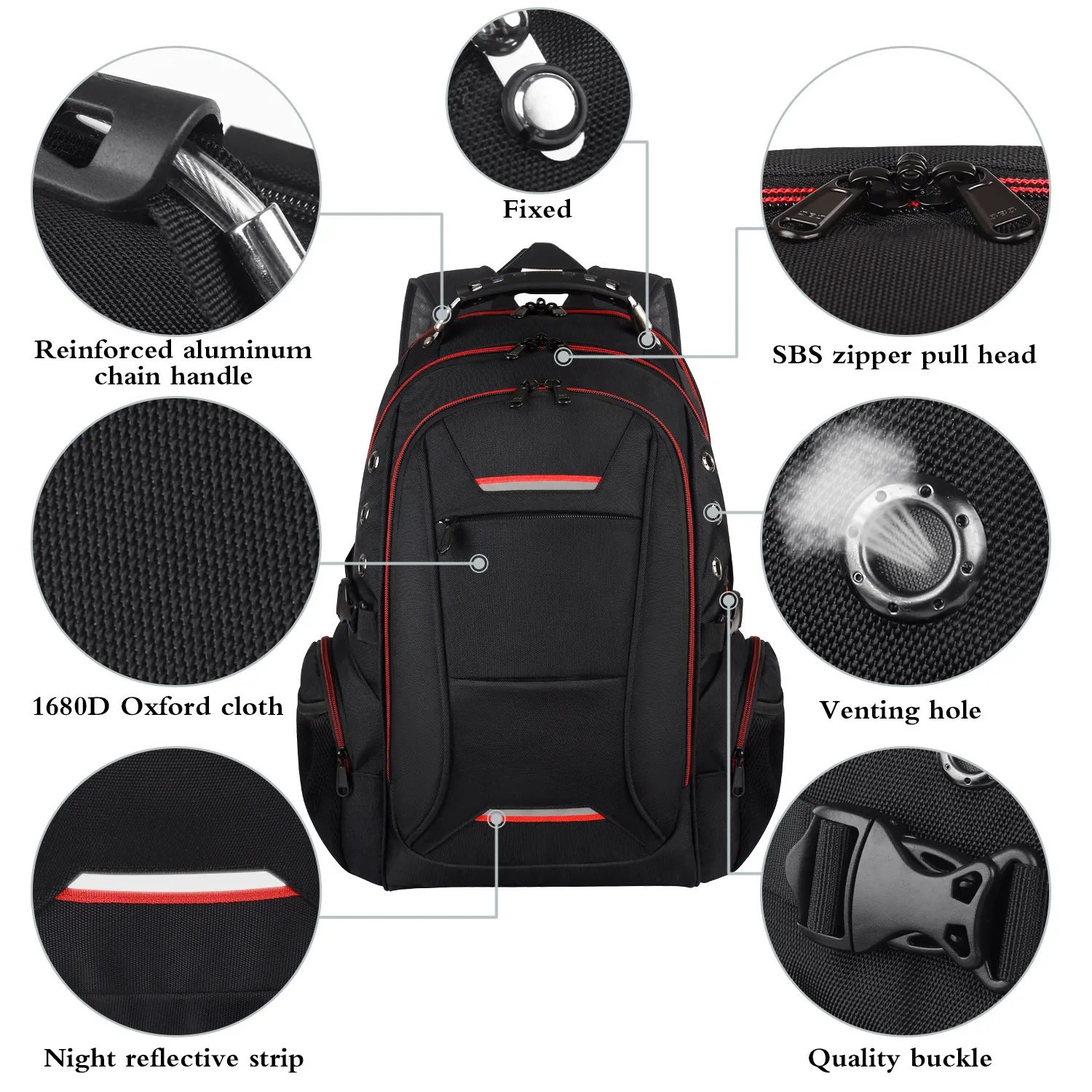 Laptop Backpack 17-inch Computer Traveling Bag 9