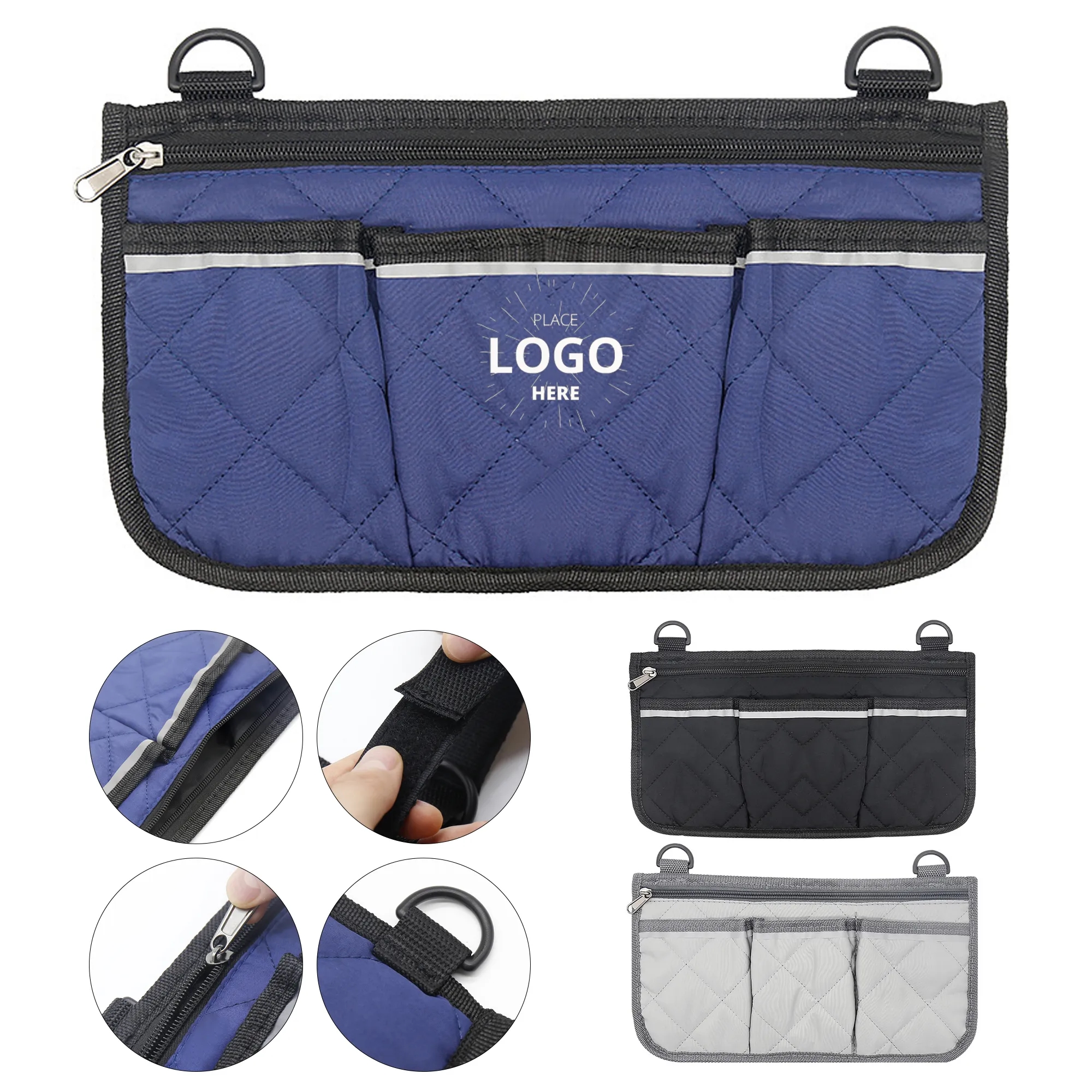 Wheelchair Armrest Side Storage Bag 6