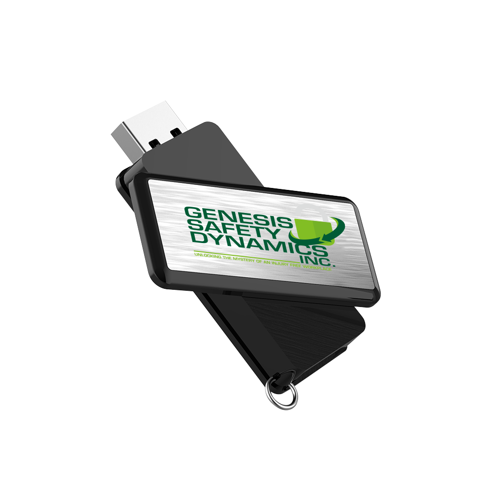Wenona Pivot 360 Degrees Rotating Logo USB 2