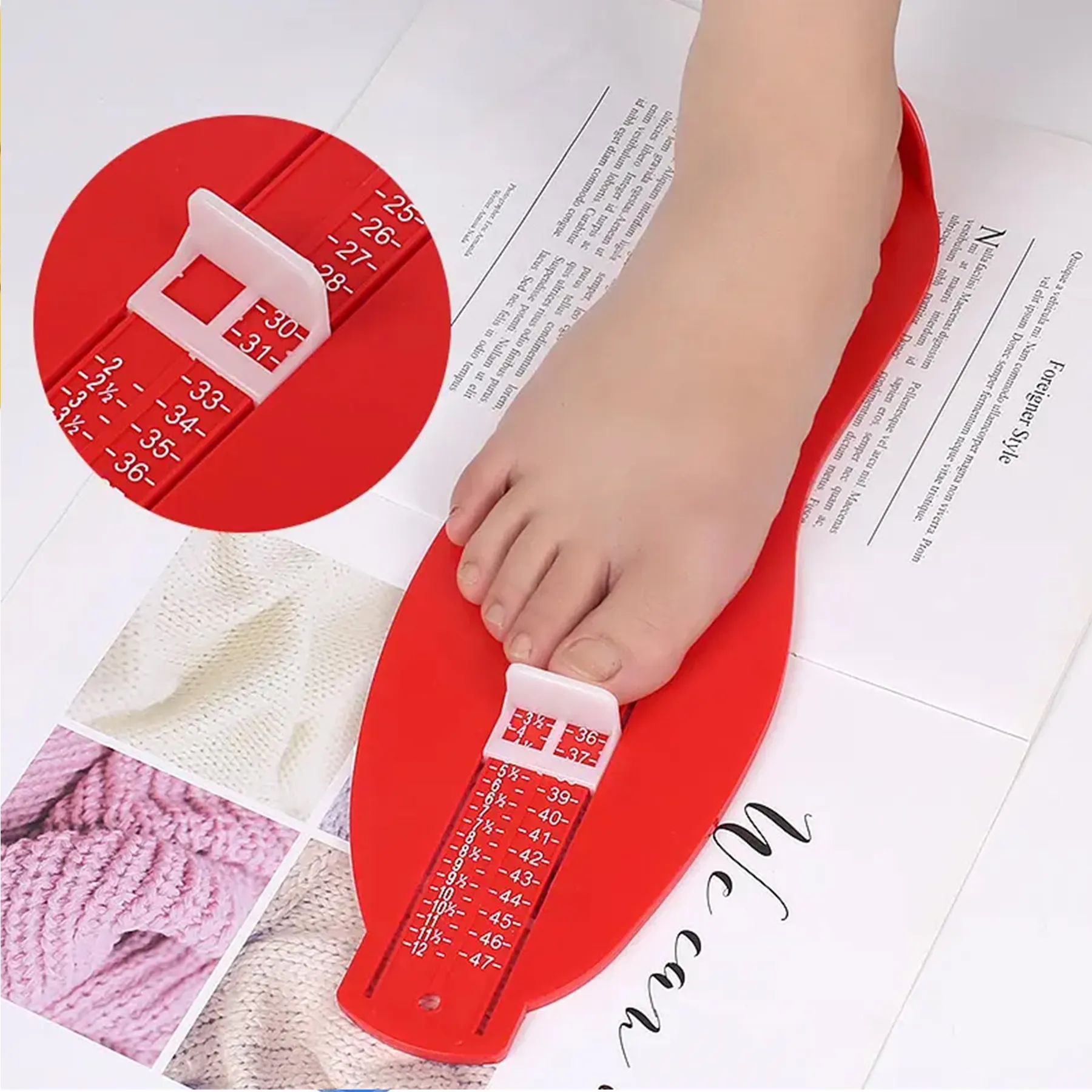 Foot Measuring Device Shoe Size Ruler 5