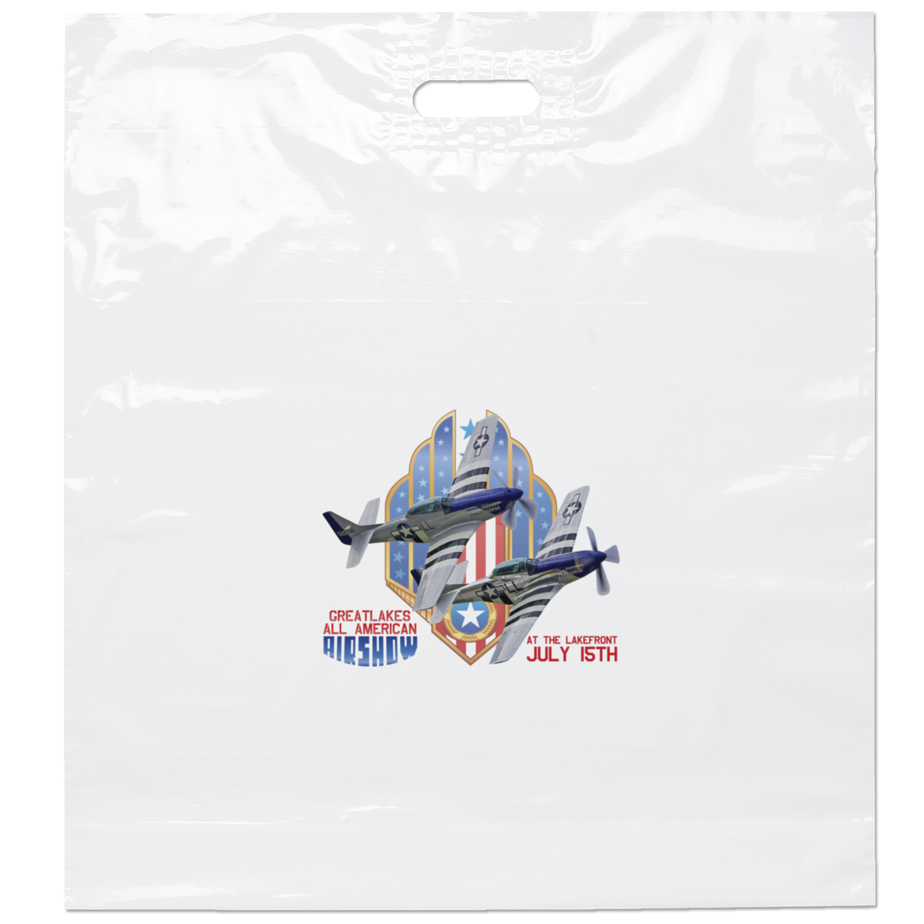Die Cut Handle Bag - 22W x 24H x 5 - Dynamic Color