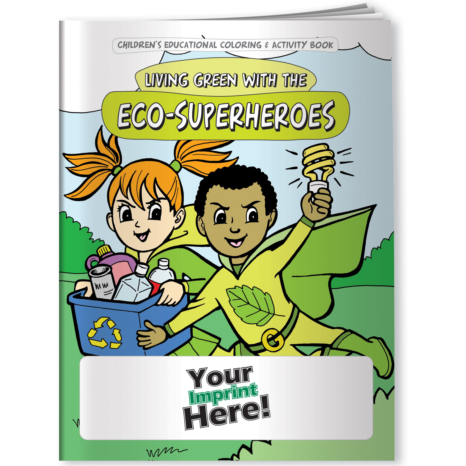 Coloring Book - Living Green with Eco-Superheroes 1