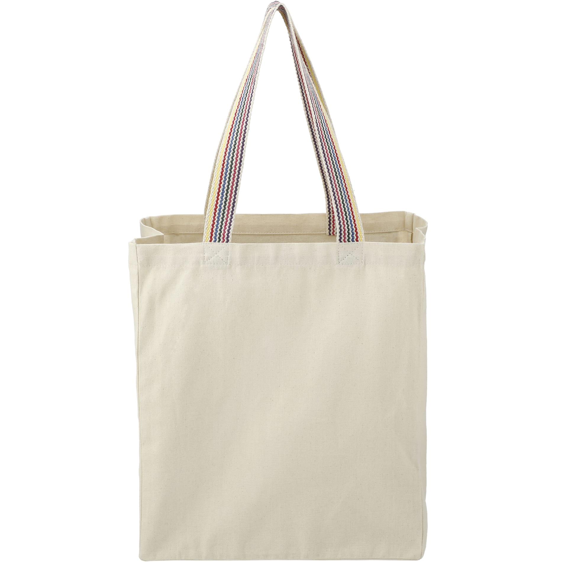 Rainbow Recycled 6oz Cotton Grocery Tote 20