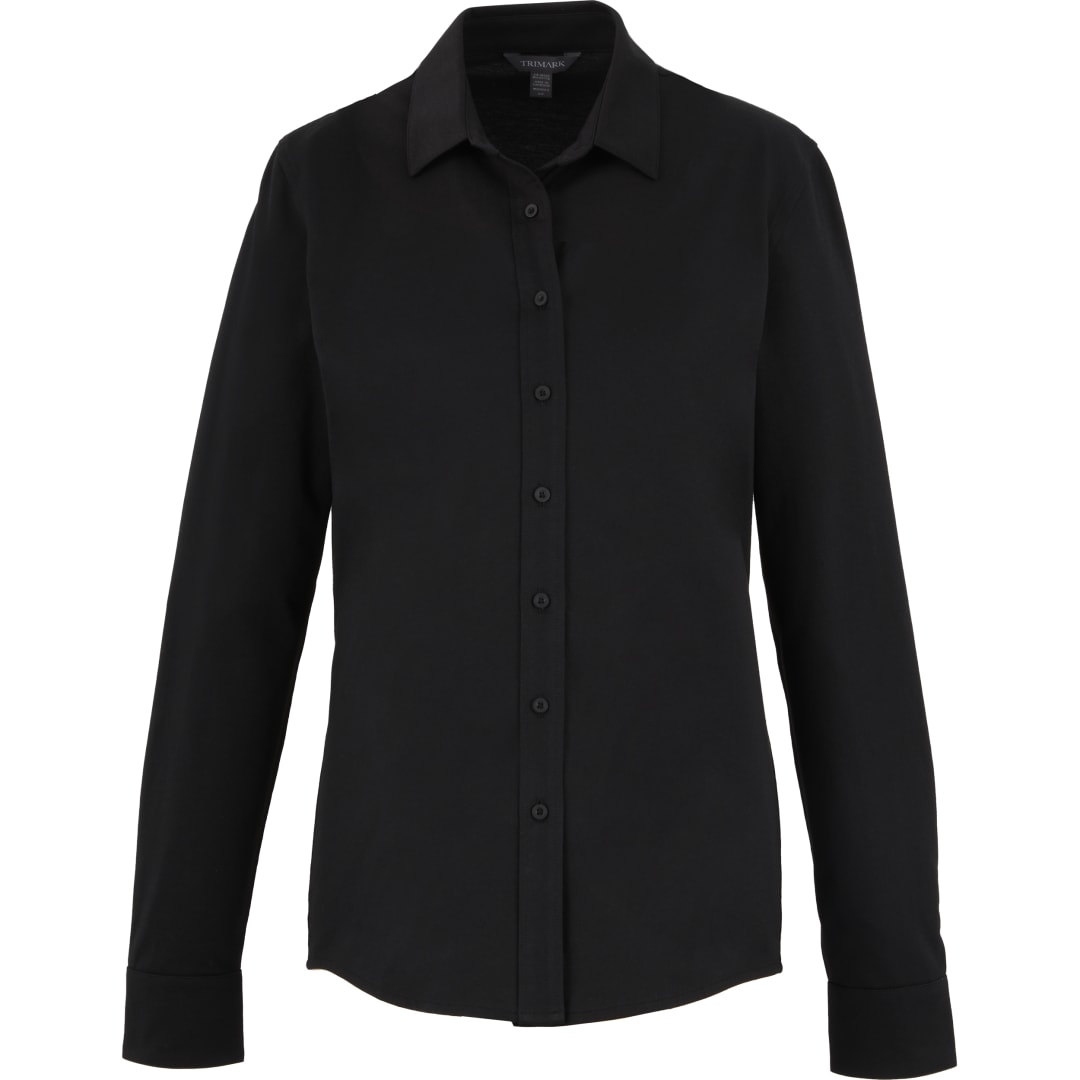 TATRA Eco Long Sleeve Knit Button Up Shirt-Women's 55