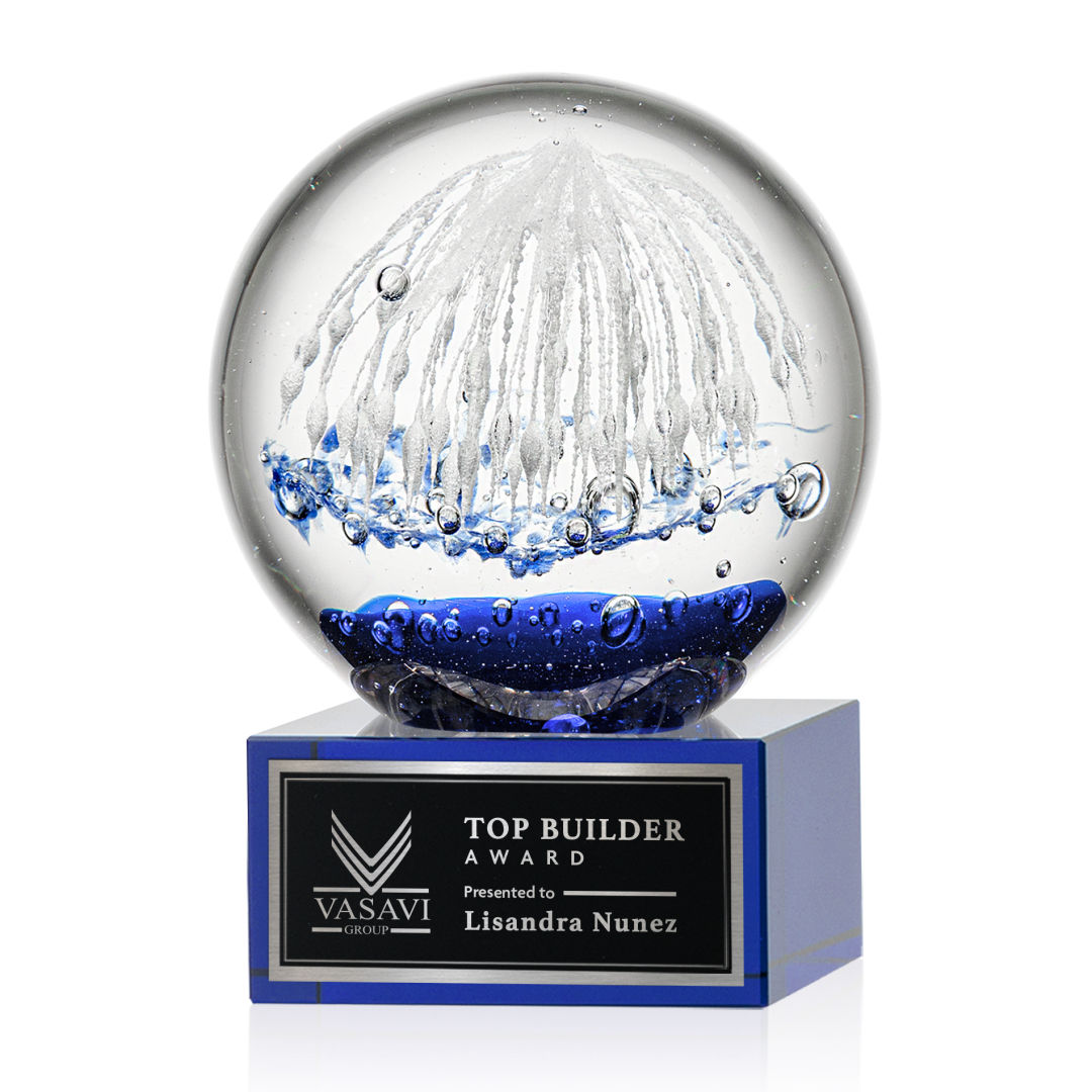 Starburst Award on Hancock Base - Blue 9
