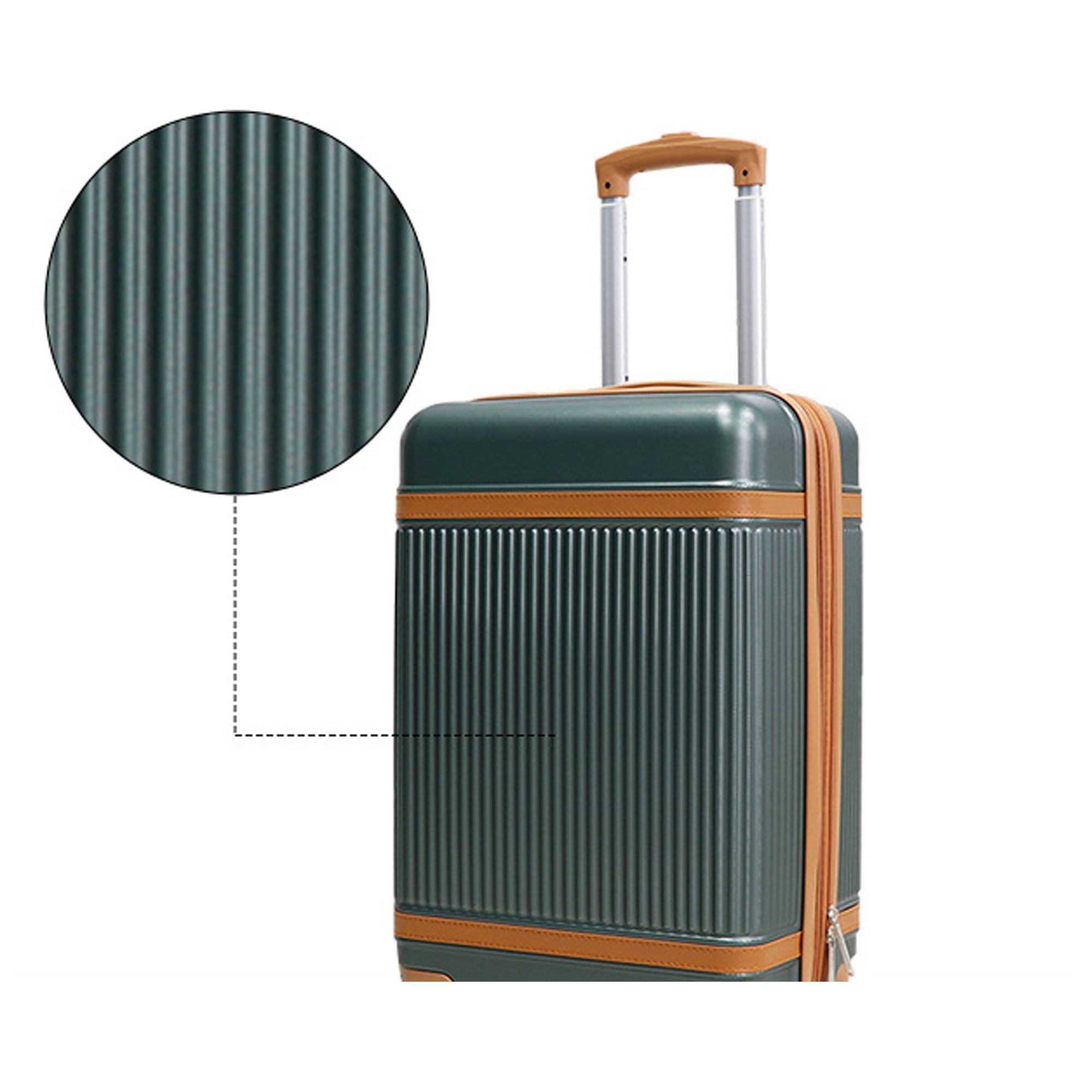 Stylish Lightweight PP Travel Luggage w/ Silent Wheels 4