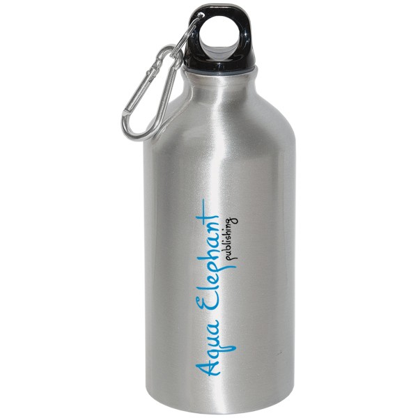 500 Ml (17 Fl. Oz.) Aluminum Water Bottle With Carabiner 23