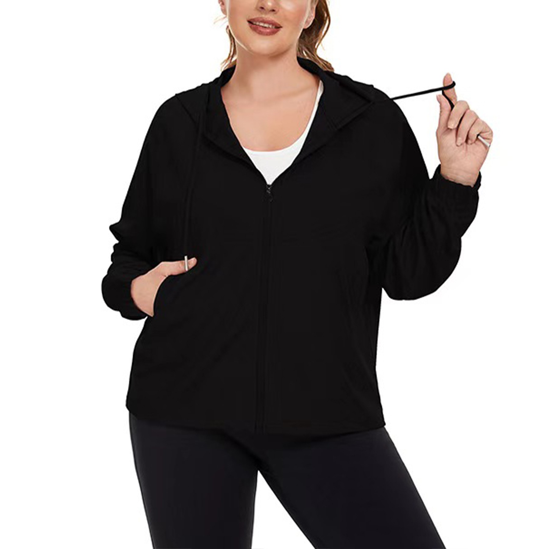 Womens Full Zip Hoodie Jacket 2
