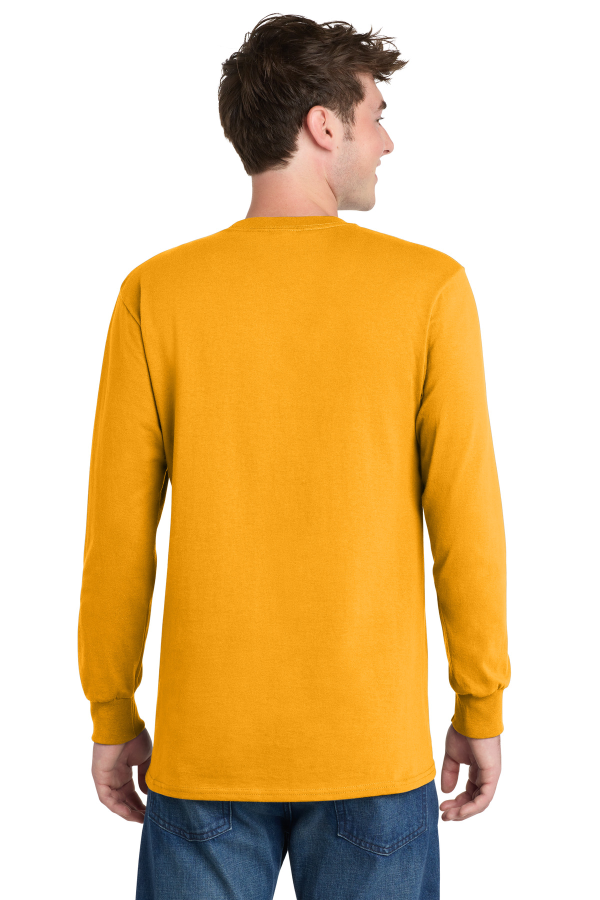 Port & Co Long Sleeve Essential Tee. PC61LS 12