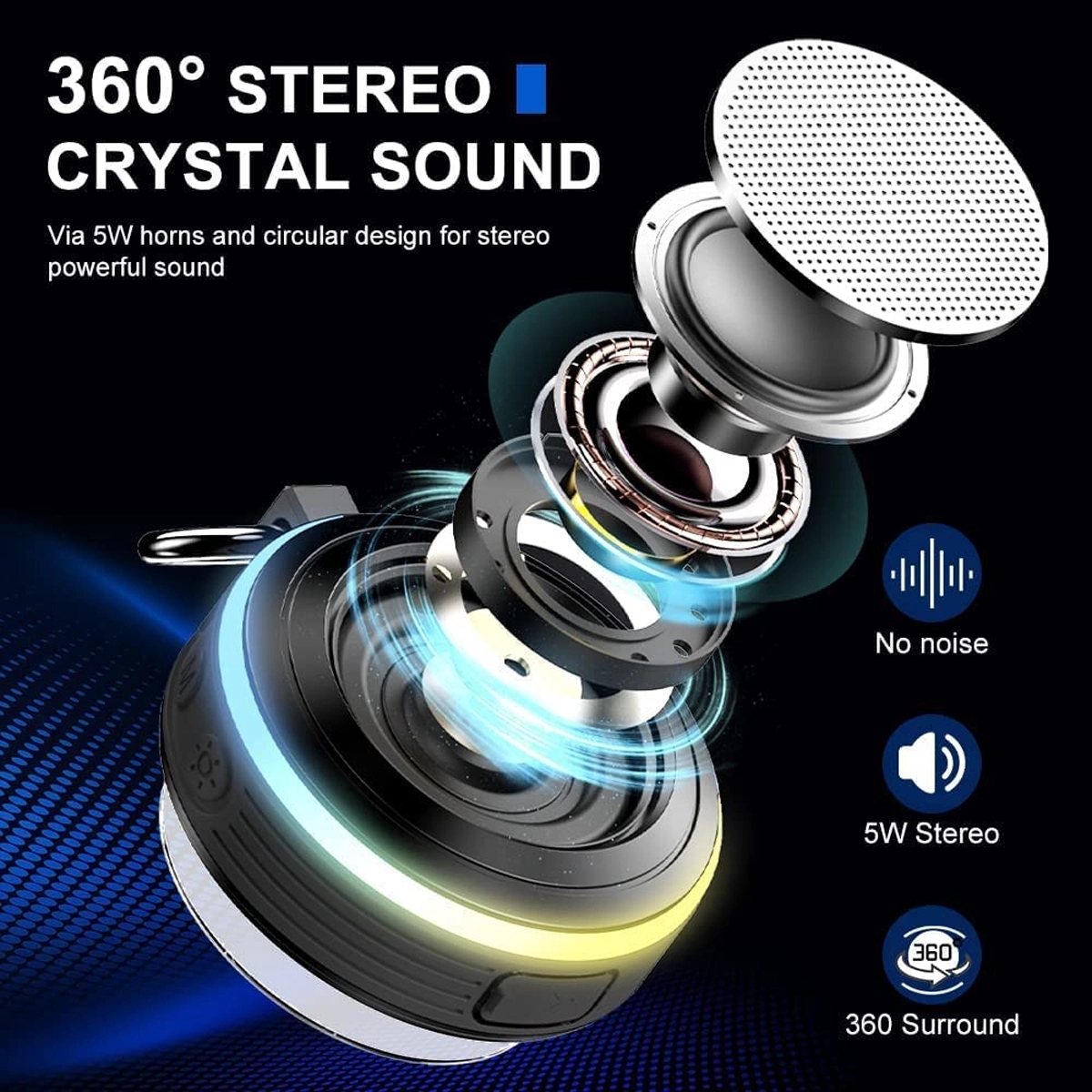 Waterproof Bluetooth Speaker 4